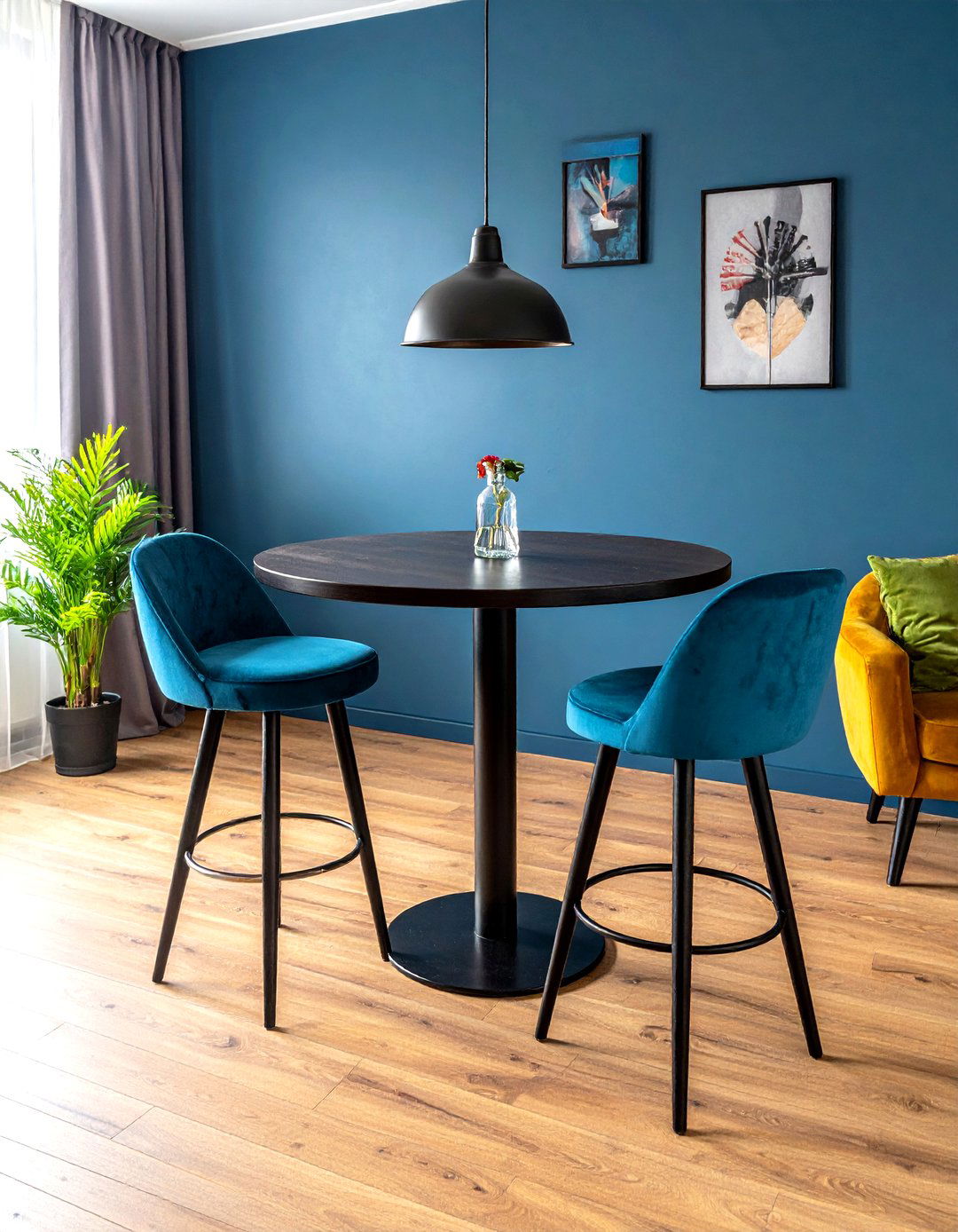 High Top Pub Table - 30 tiny dining room ideas