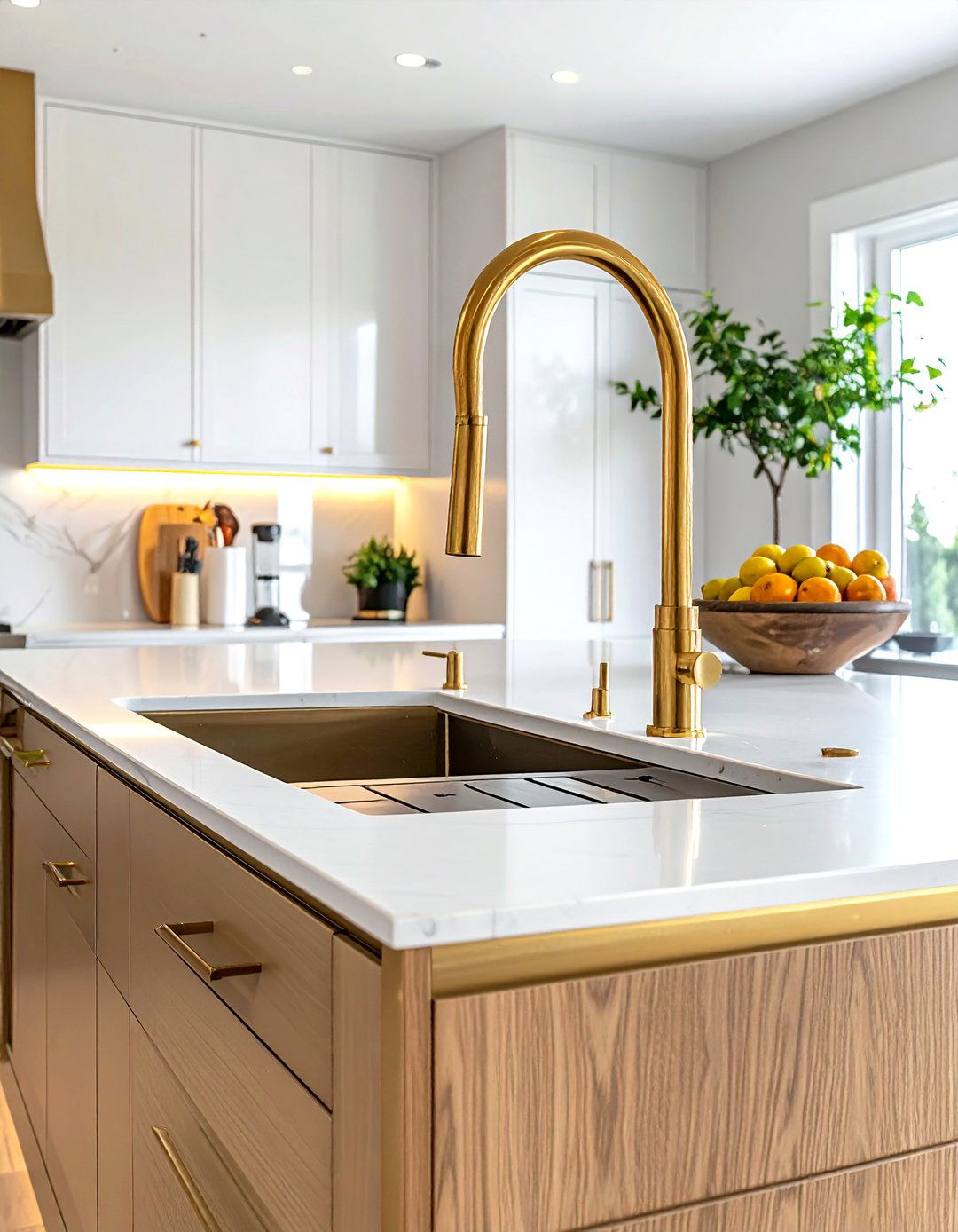 High arc kitchen faucet - 30 Brizo kitchen ideas