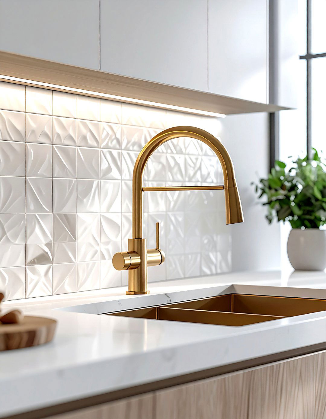 High arc wall mount kitchen faucet - 30 wall-mount kitchen faucet ideas