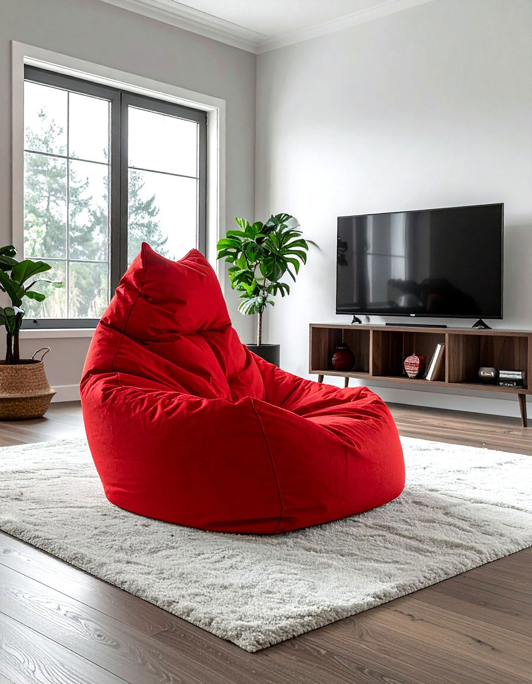 High back bean bag - 30 living room bean bag ideas