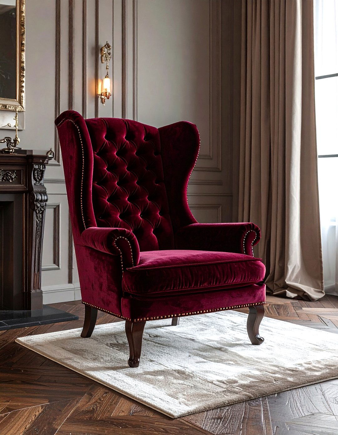 High back wingback chair - 30 living room wingback chairs