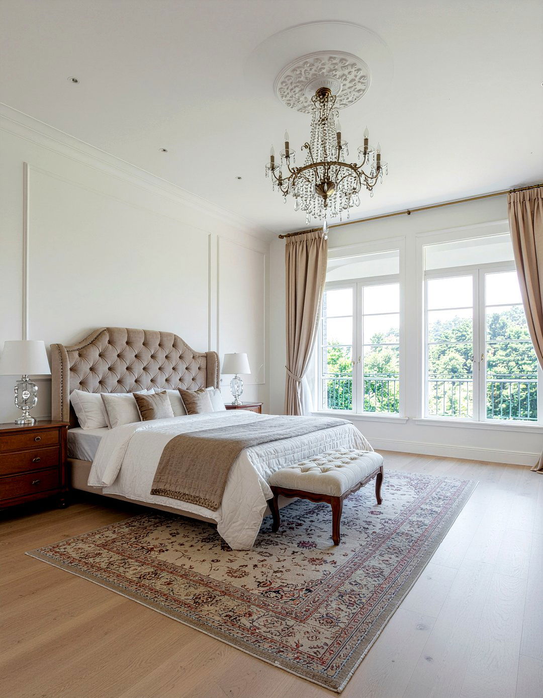 High ceiling architecture - 30 Georgian bedroom ideas