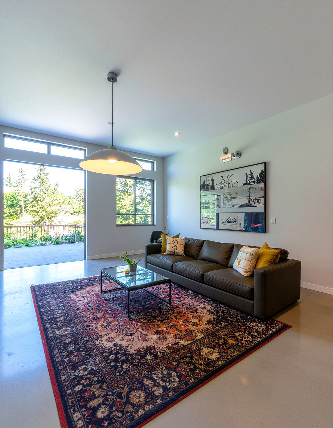 High ceiling garage living room - 30 converted garage living room ideas