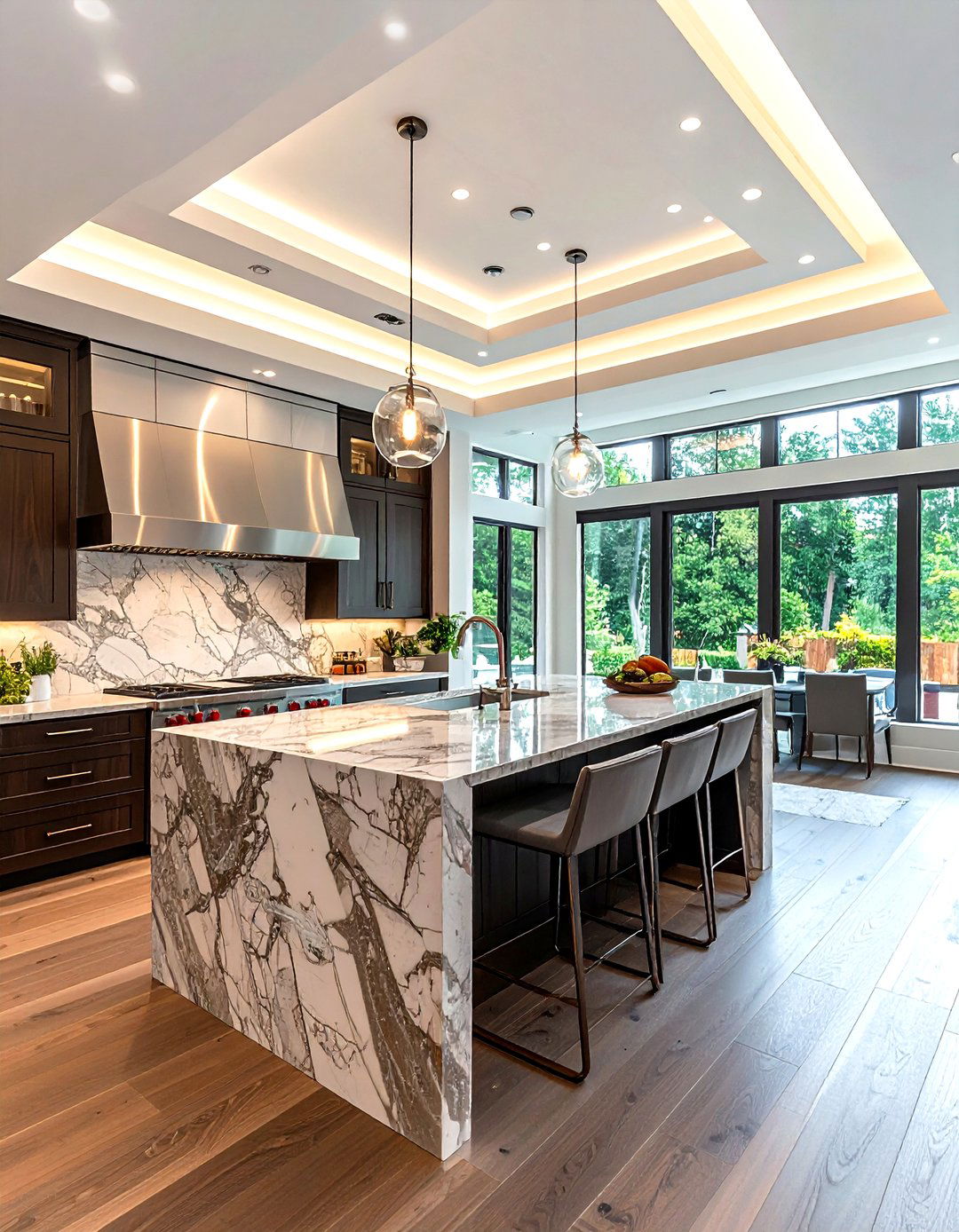 High ceiling recessed lighting - 30 kitchen recessed lighting ideas