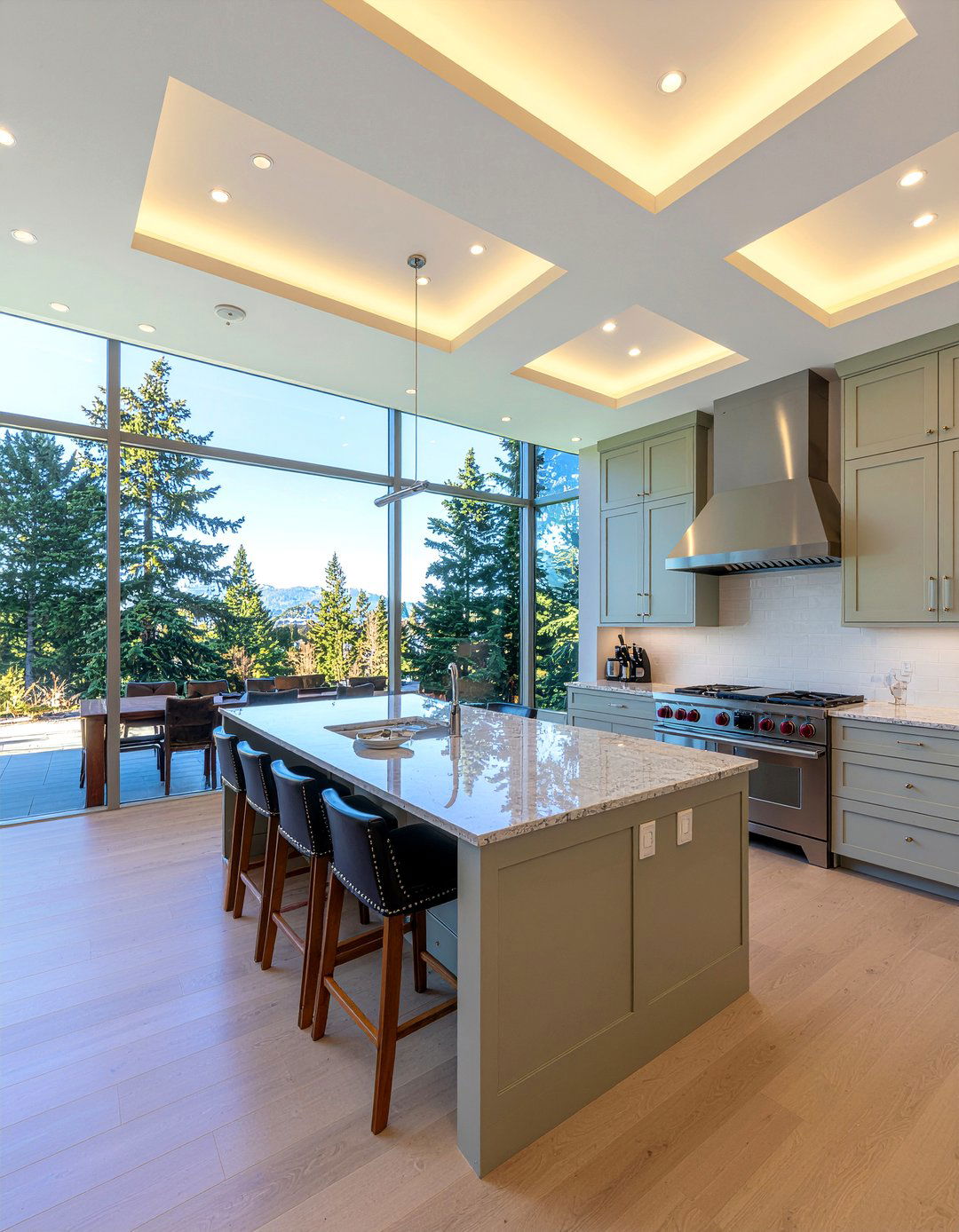 High ceiling recessed lighting - 30 recessed lighting kitchen ideas