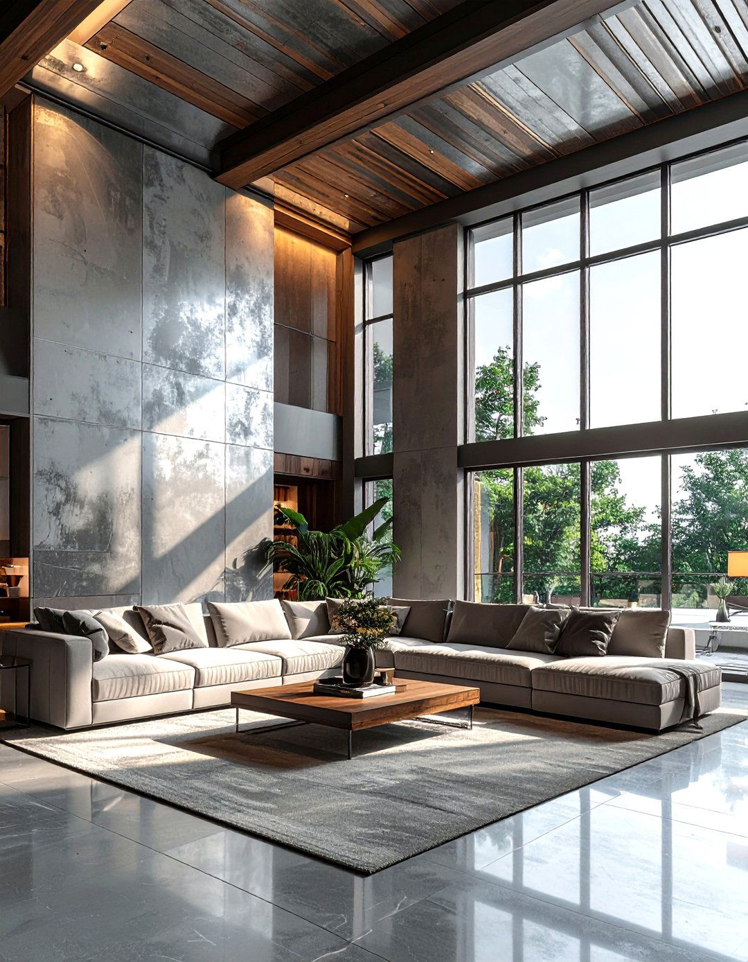 High ceiling tin panels - 30 living room tin ceiling ideas