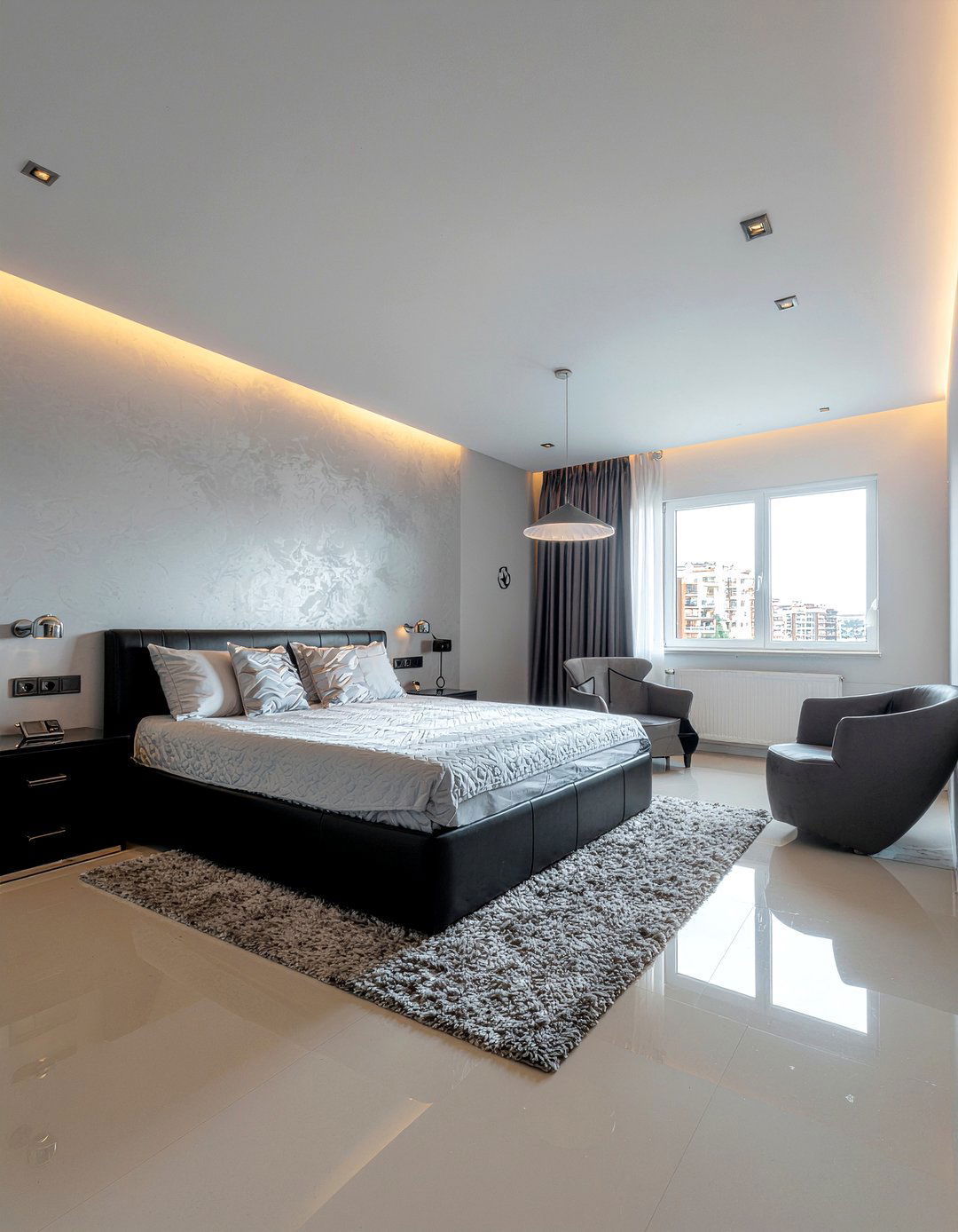 High gloss door - 30 bedroom door designs