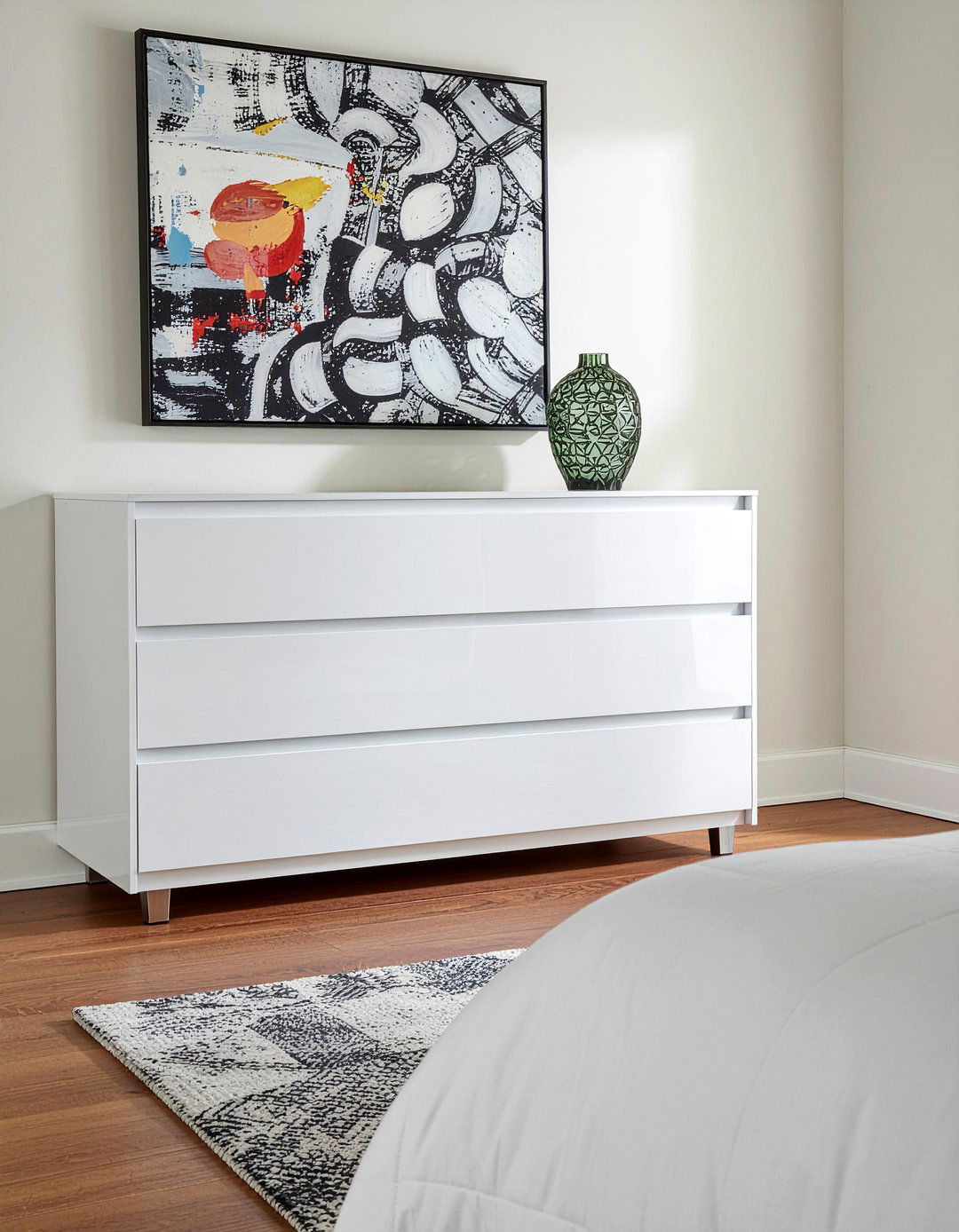 High gloss dresser - 30 bedroom modern dressers
