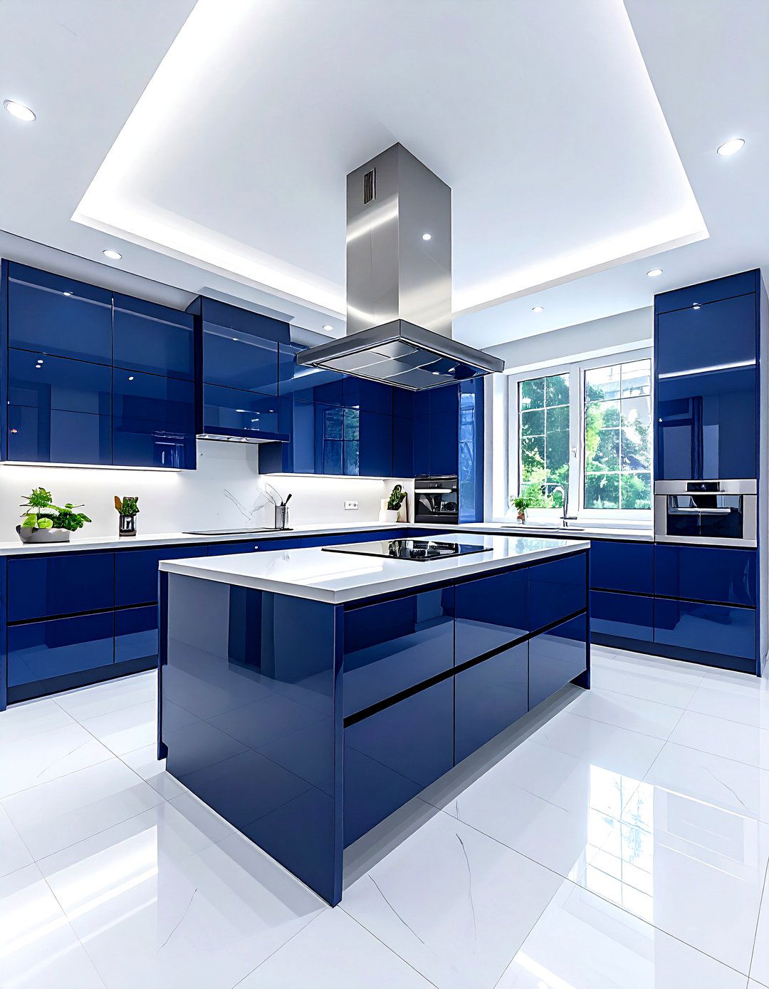 High gloss galley kitchen - 30 galley kitchen ideas