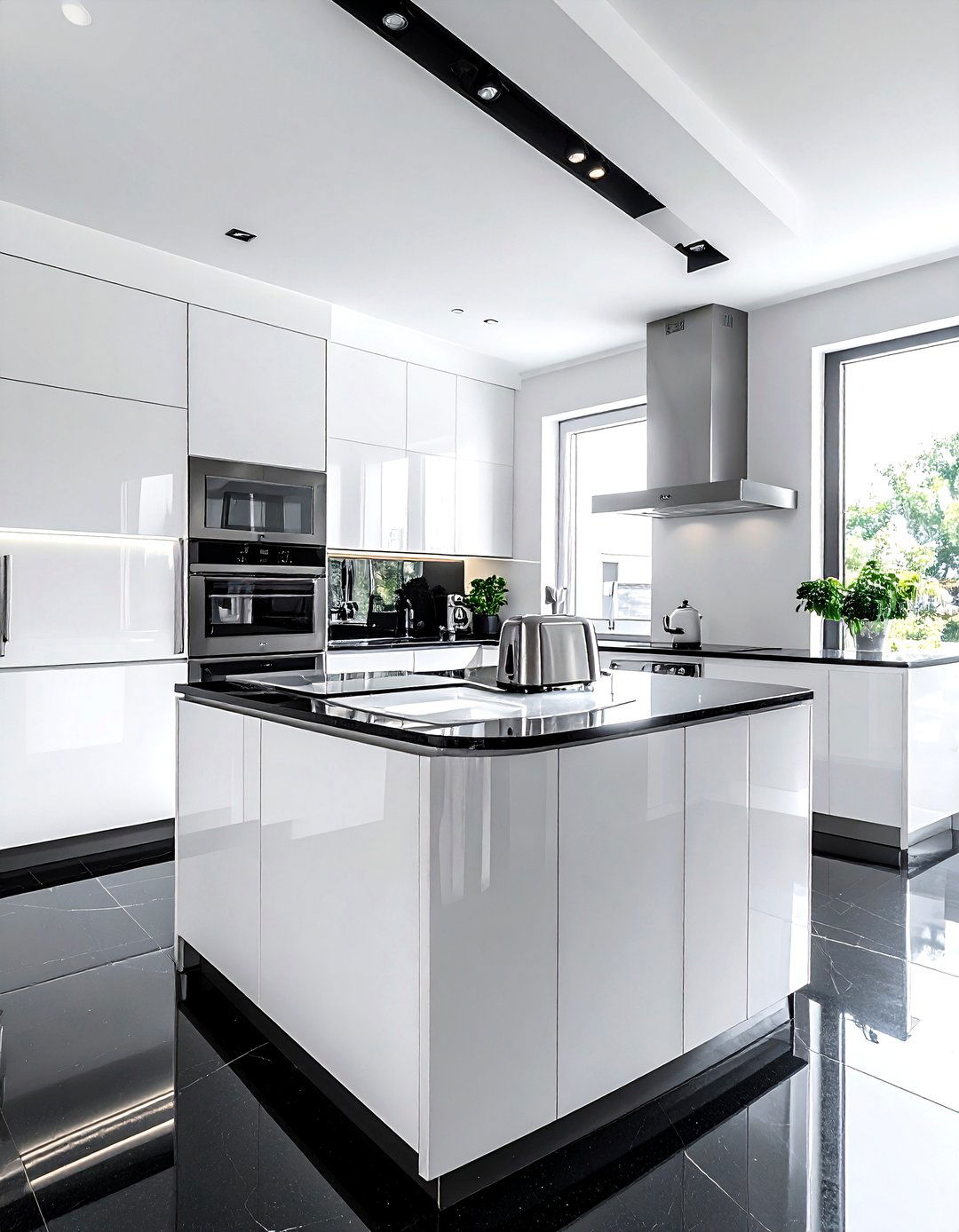 High gloss kitchen - 30 kitchen ideas