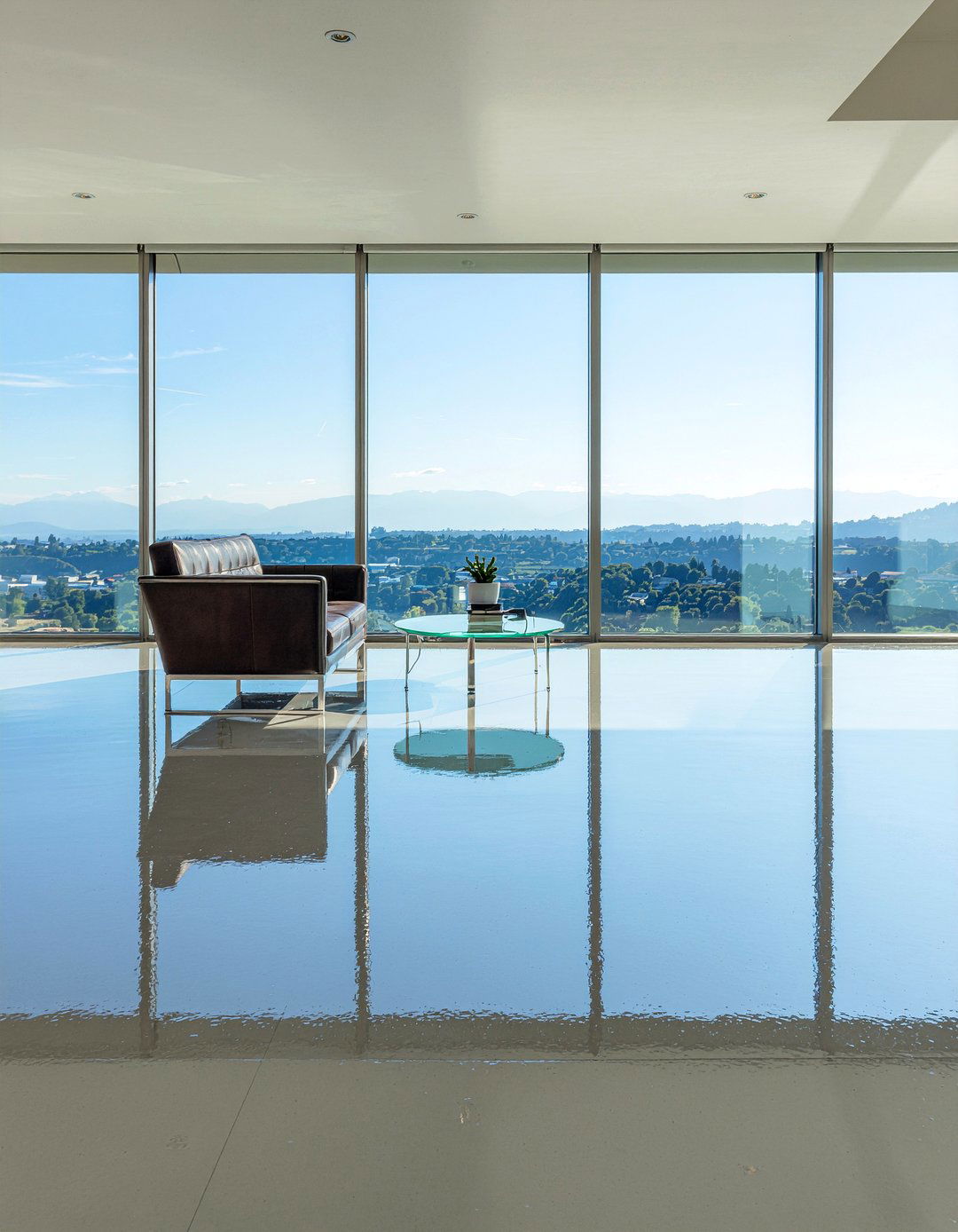 30 Bold Polished Concrete Living Room Ideas and Designs