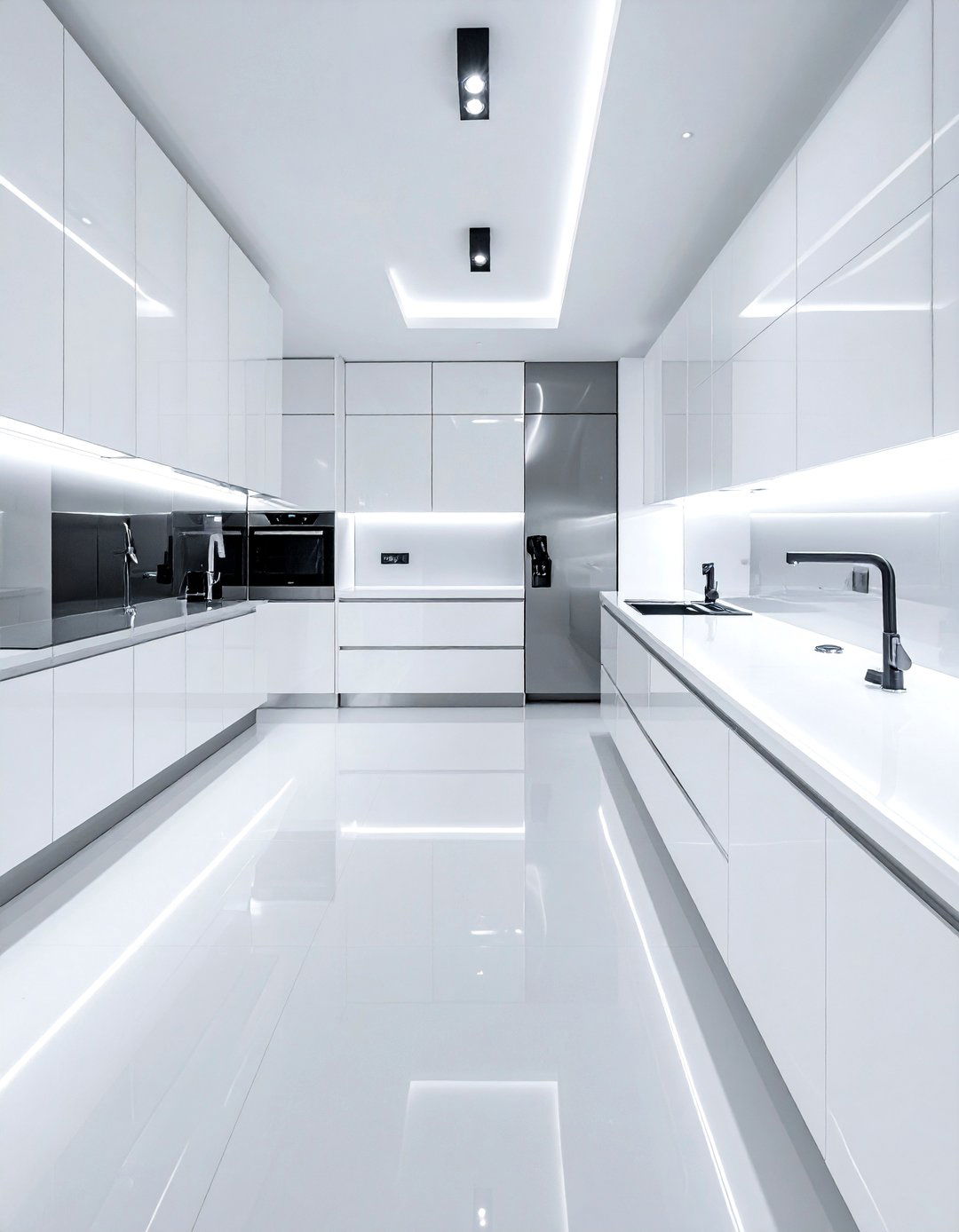 High gloss white kitchen cabinets - 30 white kitchen cabinet ideas