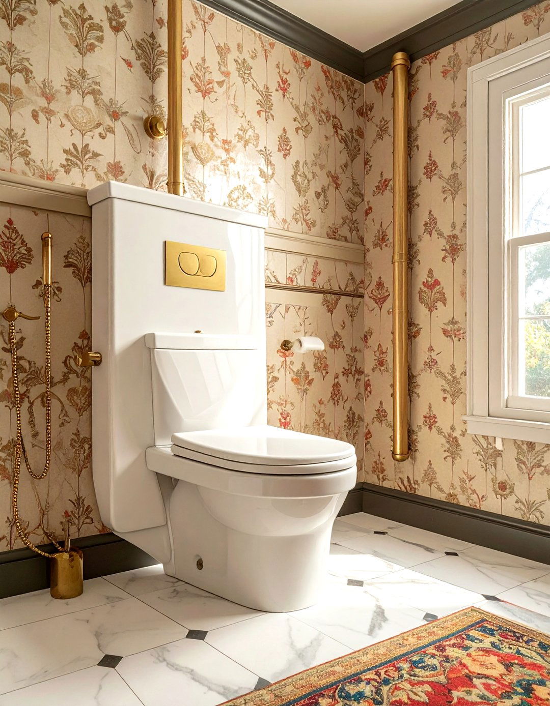 High level toilet - 30 English bathroom ideas