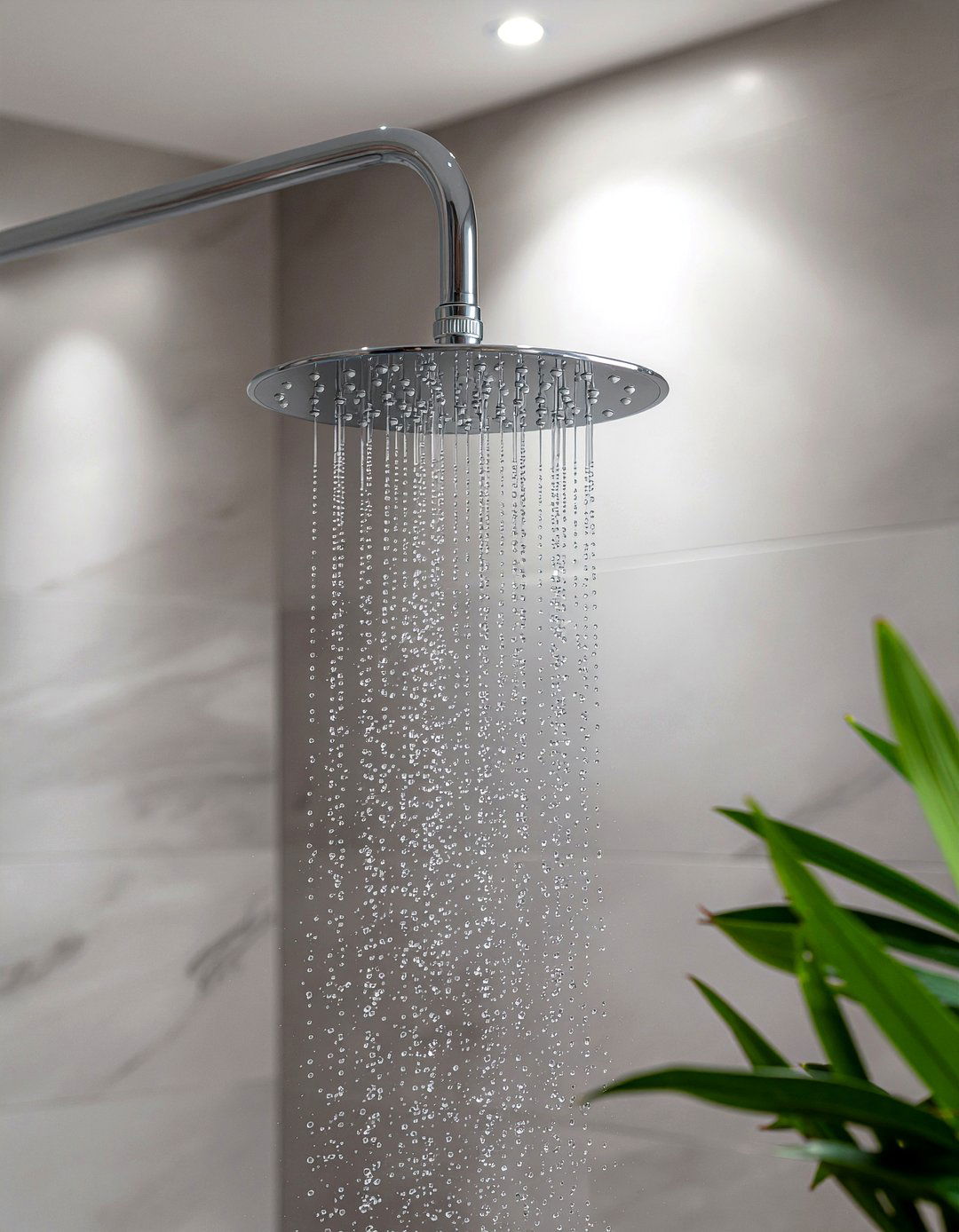 High pressure shower head - 30 bathroom one-day project ideas