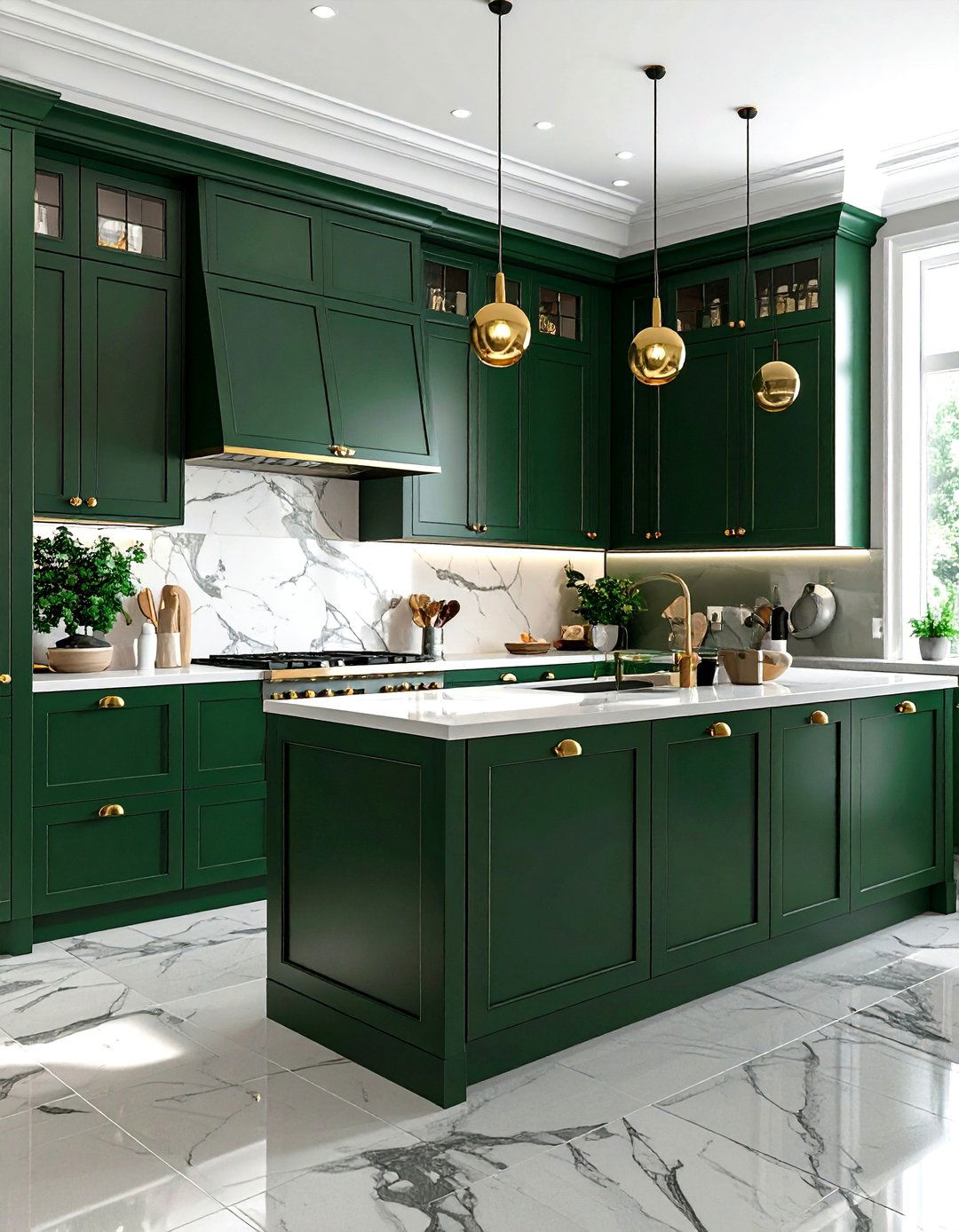 High quality paint on old cabinets - 30 kitchen high-low mixing ideas