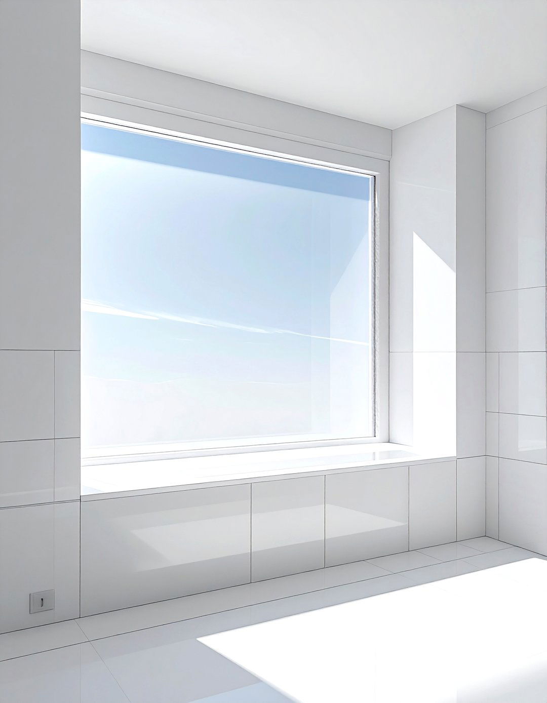 High window - 30 tiny bathroom ideas