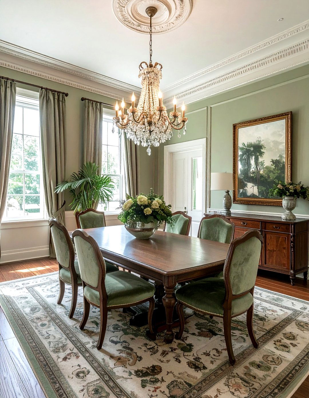 Historic home dining room - 30 Savannah dining room ideas