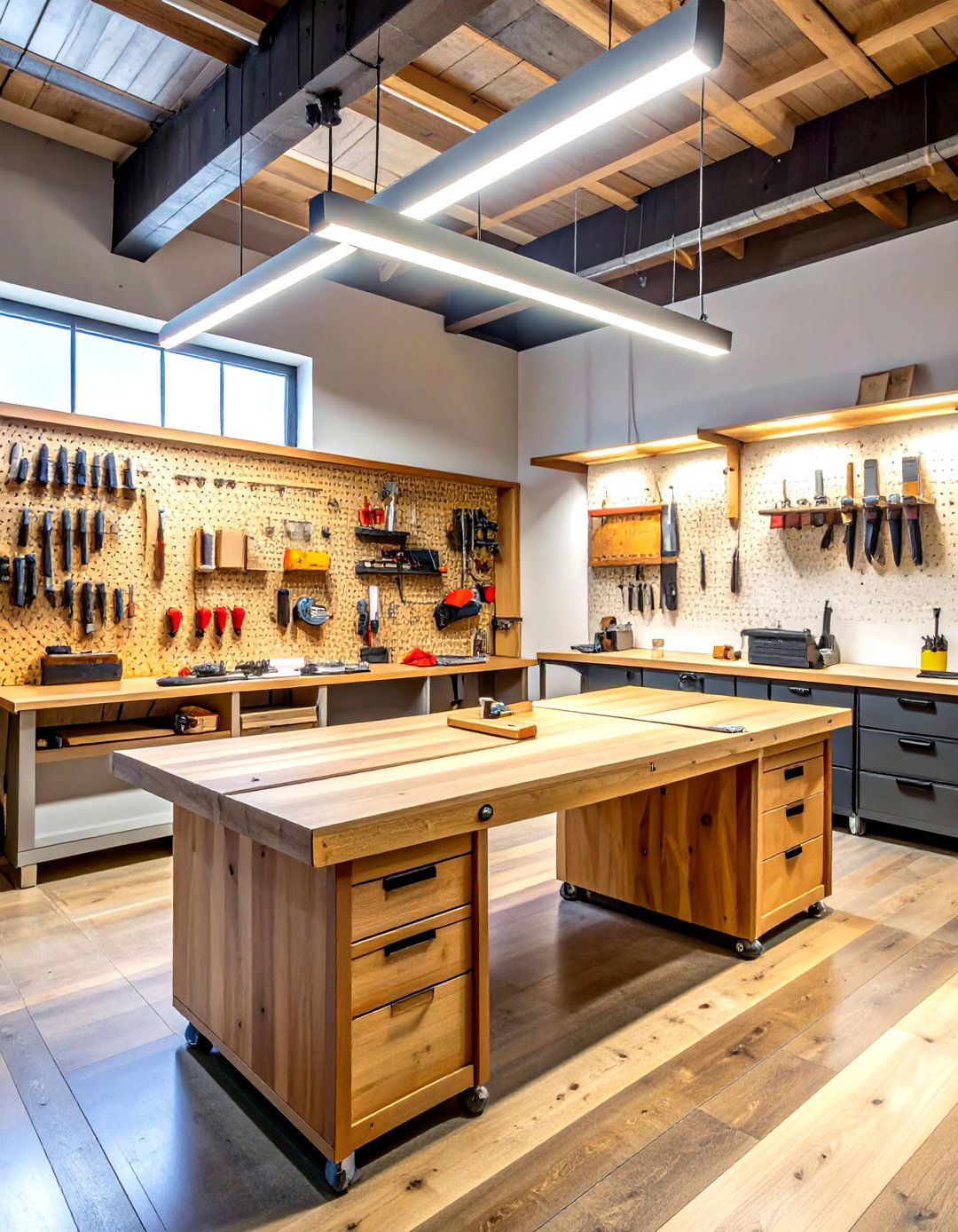 Hobby room workbench - 30 bonus room decor ideas