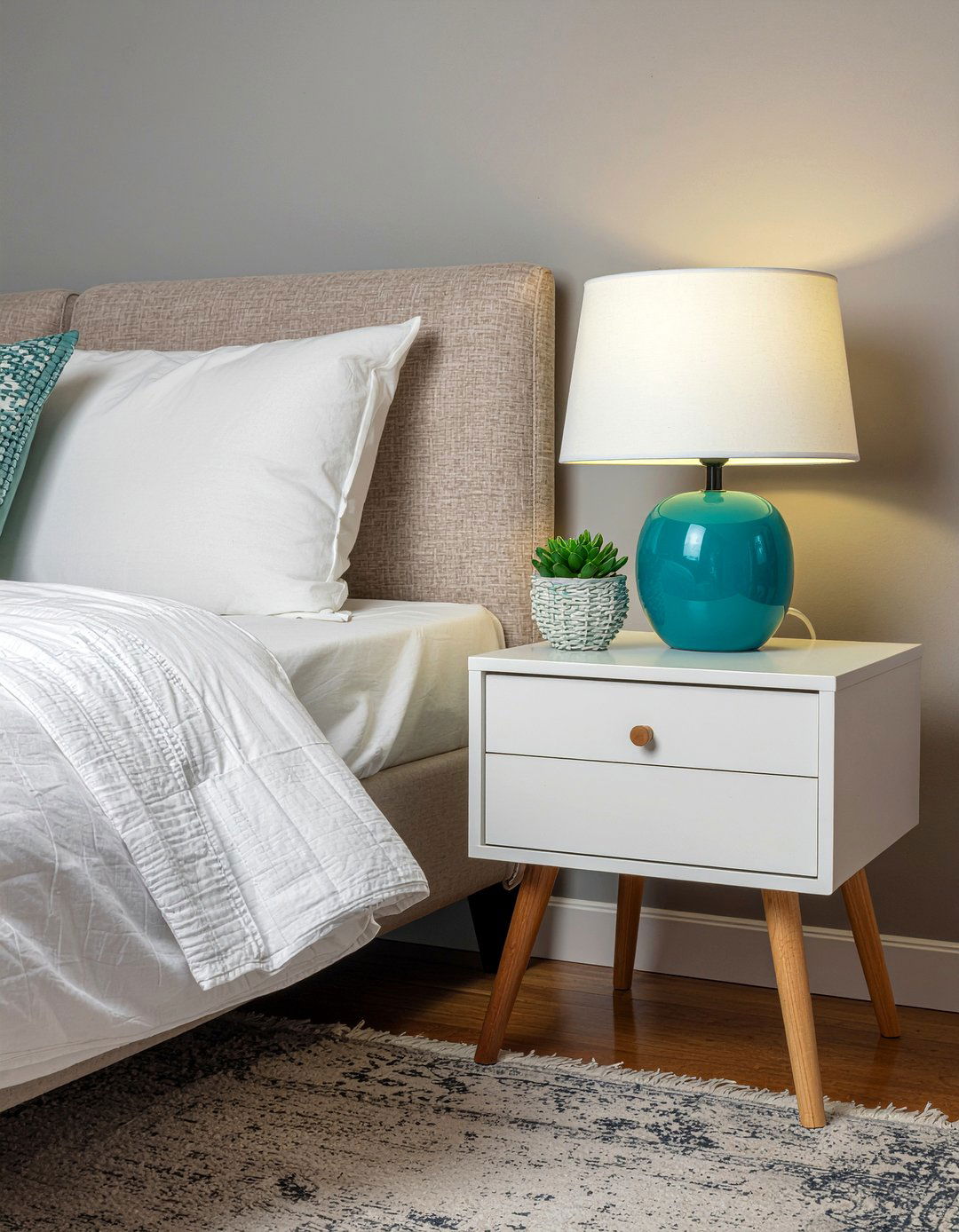 Hockey stick lamp - 30 hockey bedroom ideas