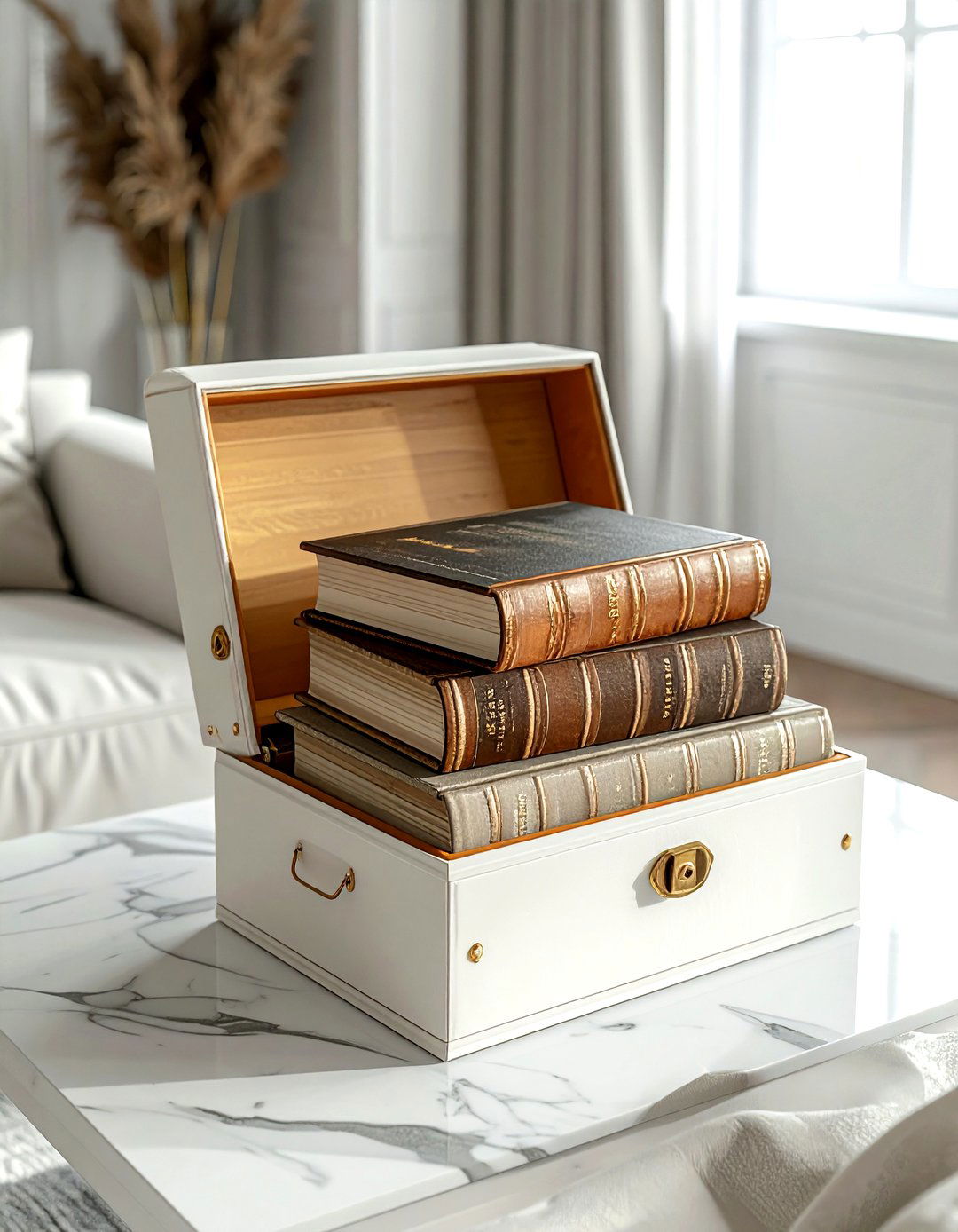 Hollow Book Box - 30 living room hidden storage ideas