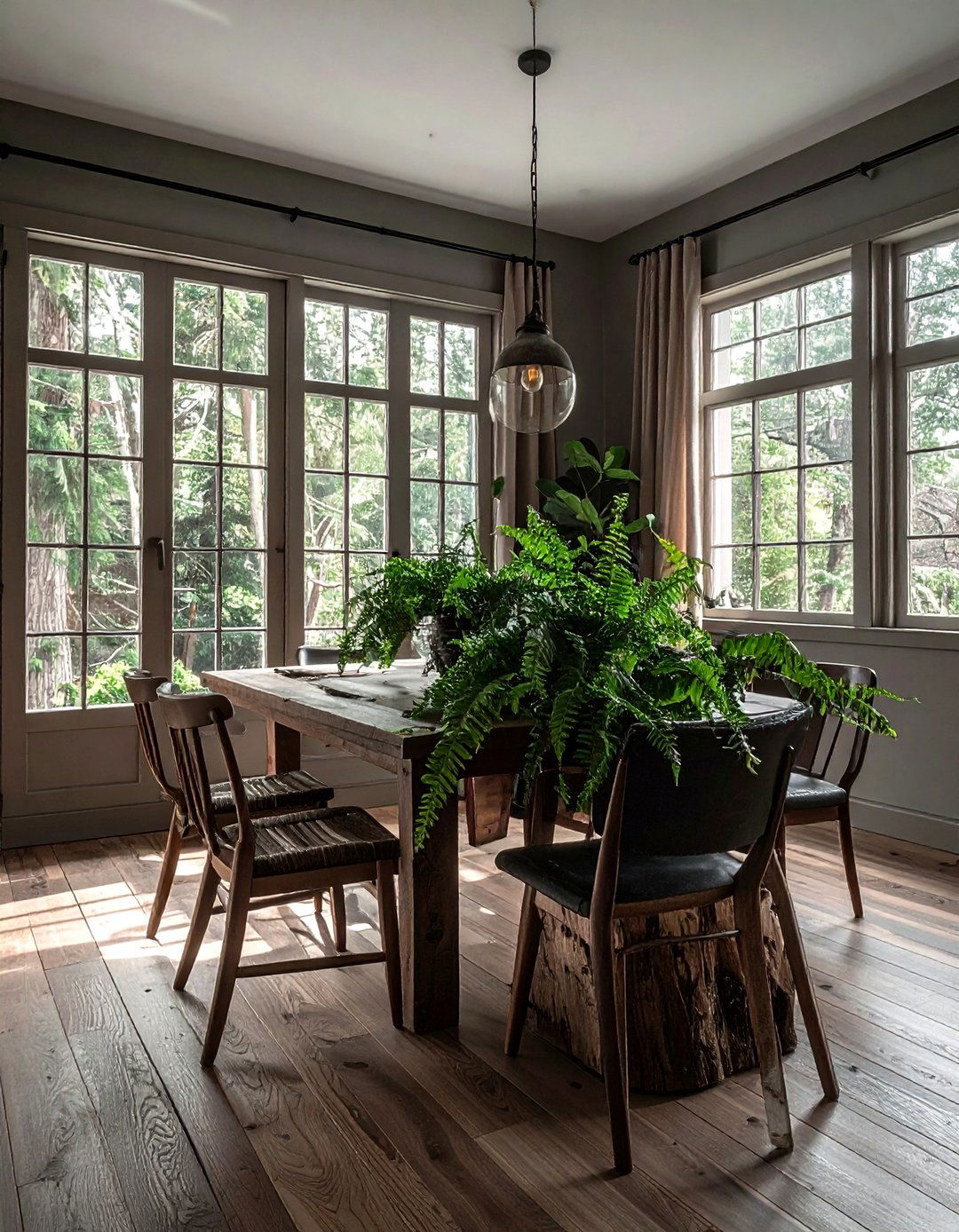 30 Lush Dining Room Fern Ideas for a Fresh Green Interior