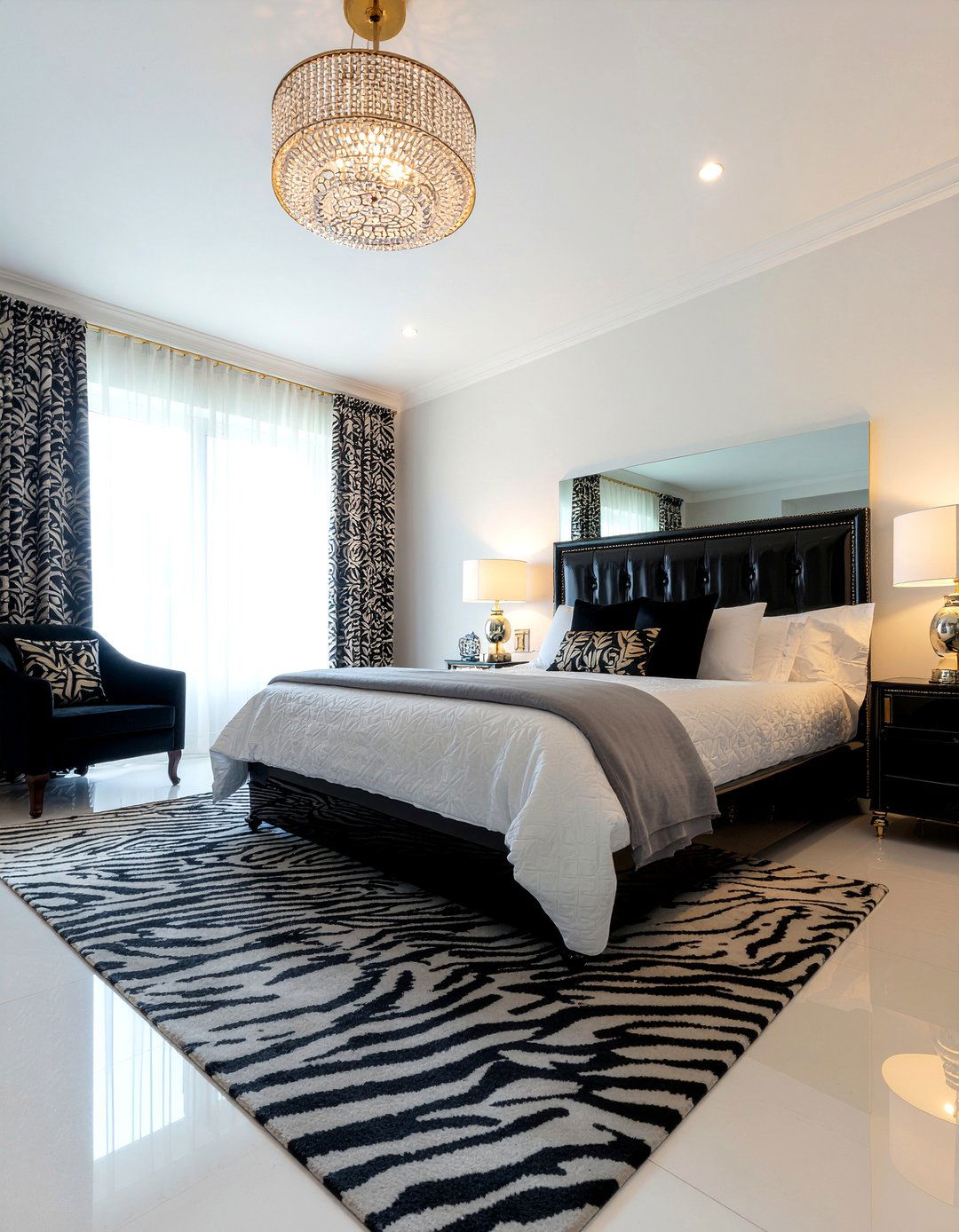 Hollywood Regency Bedroom - 30 vintage bedroom ideas