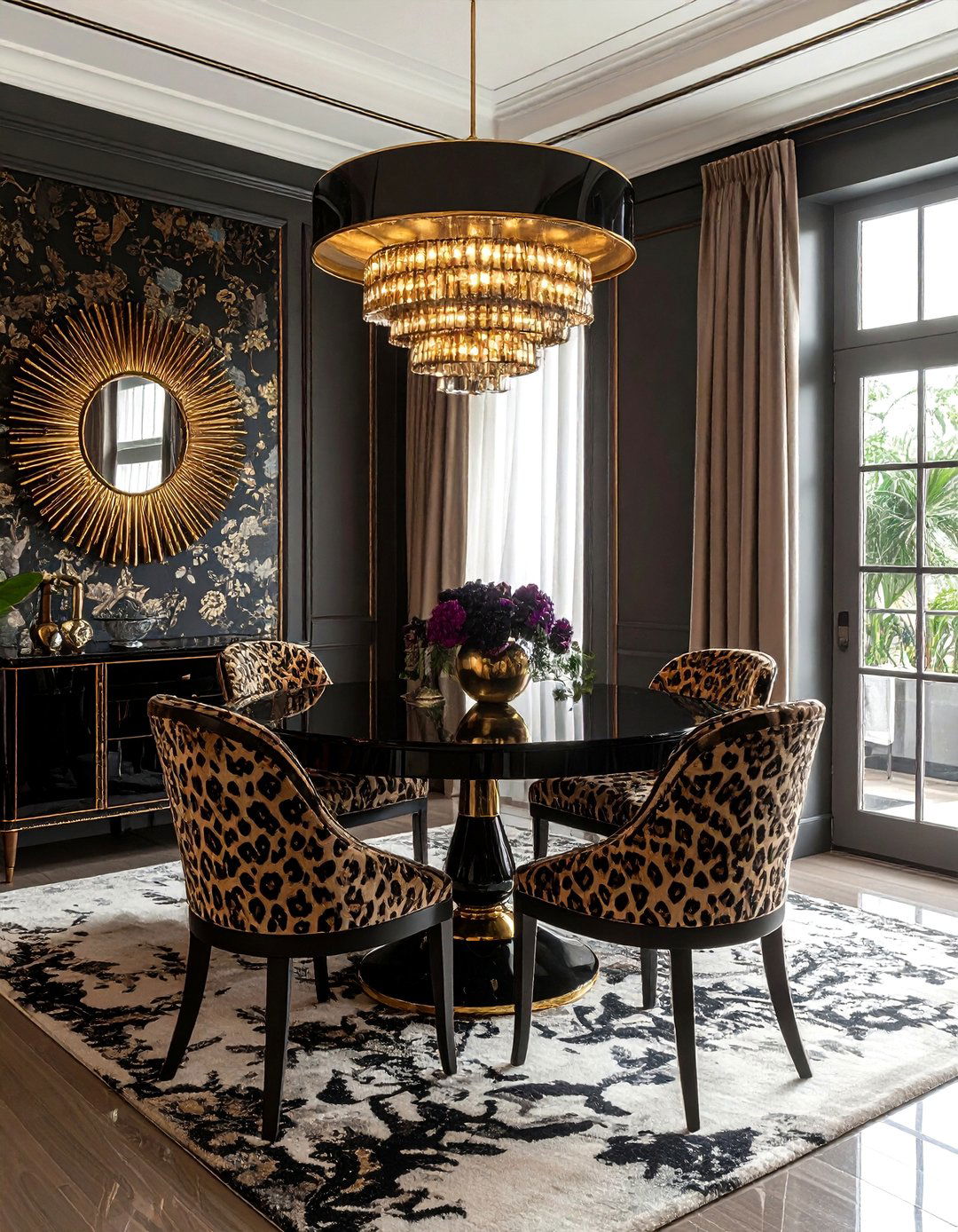 Hollywood Regency Dining Room - 30 bespoke dining room ideas