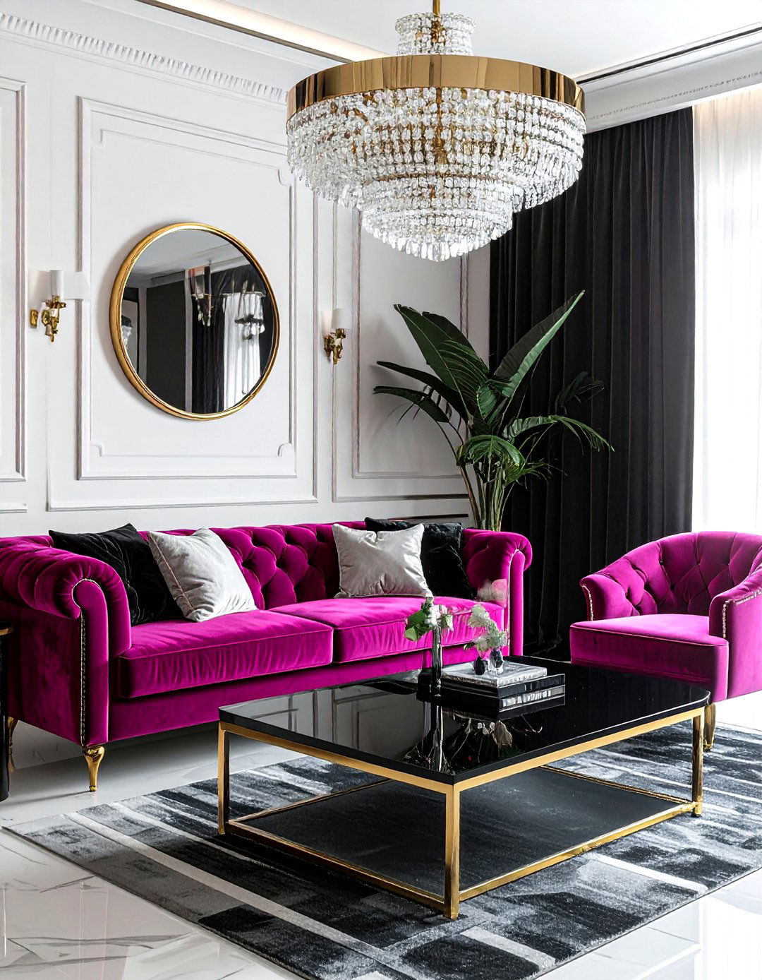 Hollywood Regency Living Room - 30 historic home decor ideas