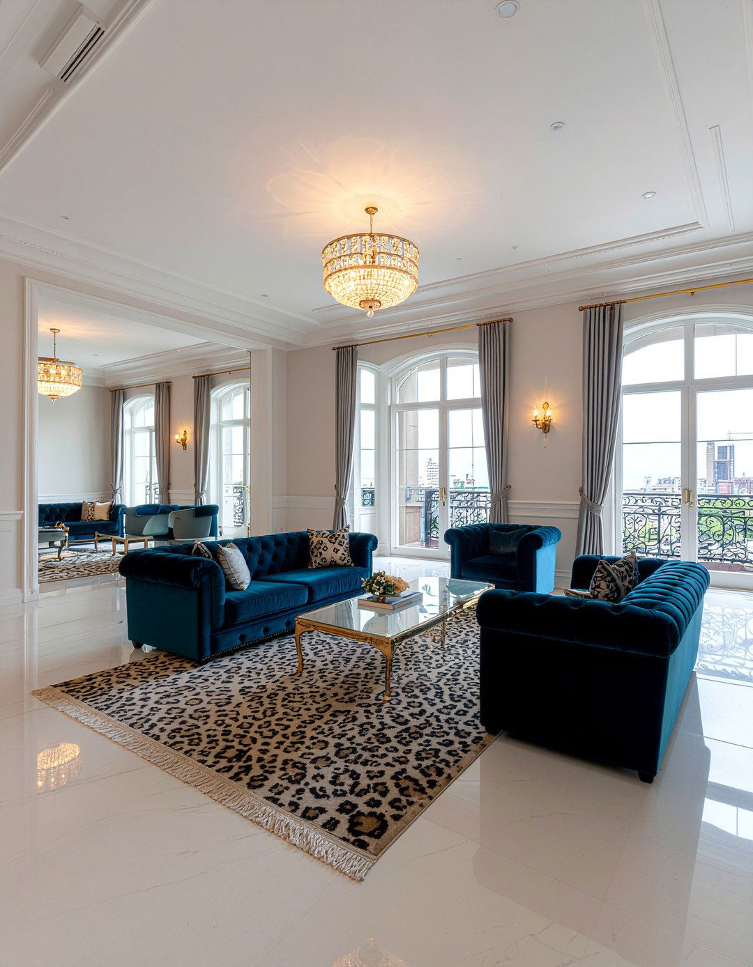 Hollywood Regency Living Room - 30 vintage living room ideas