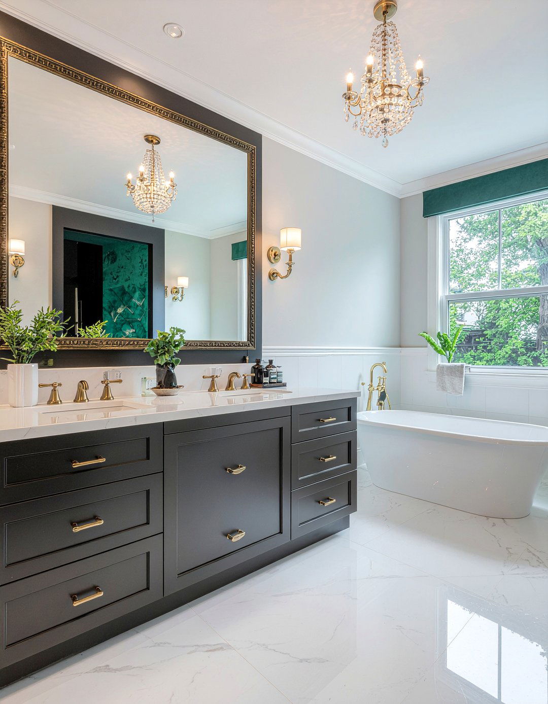 Hollywood regency bathroom - 30 bathroom personality ideas