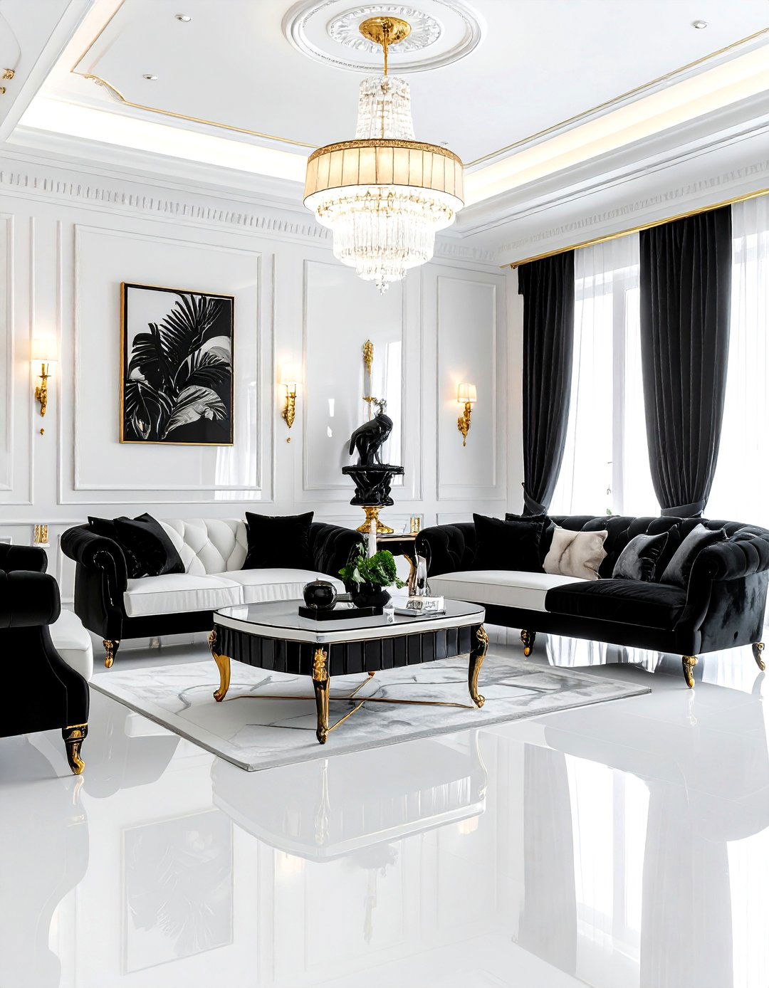 Hollywood regency parlor - 30 ideal decor ideas