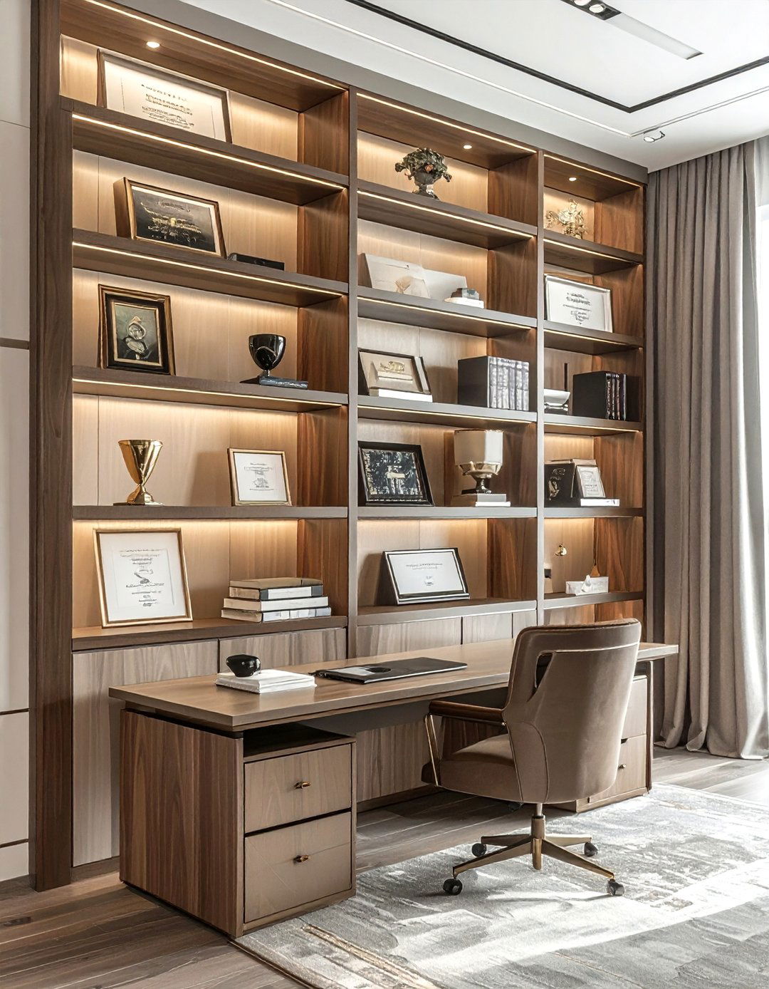 Home Office Award Wall - 30 trophy display ideas