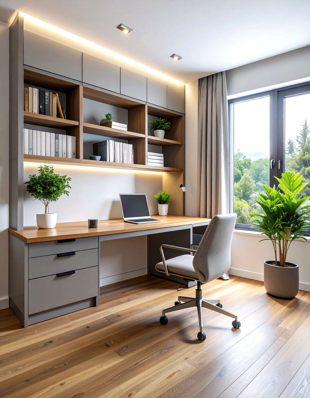 Home Office Built In Desk - 30 HGTV decor ideas