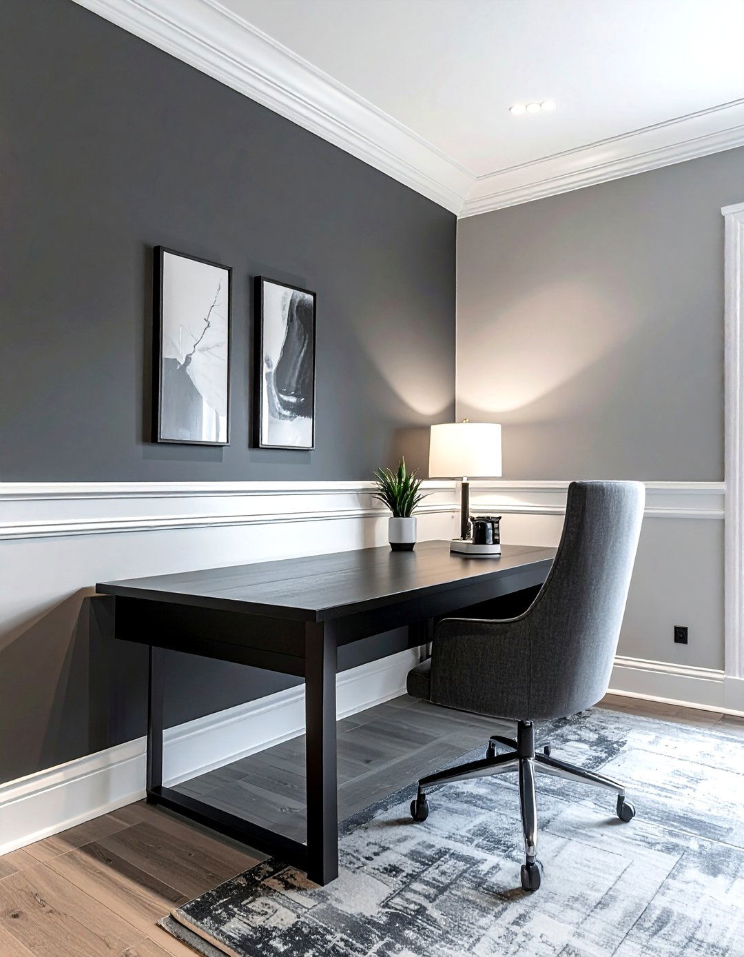 Home Office Chair Rail - 30 chair rail ideas