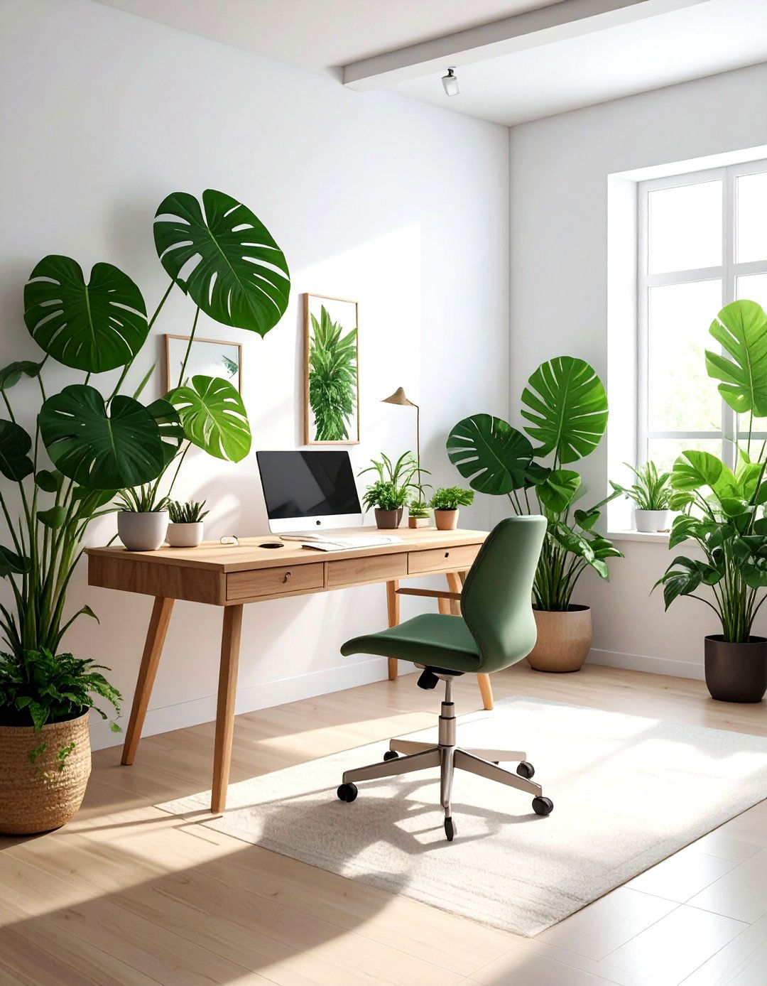 Home Office Plants - 30 inspiring office ideas