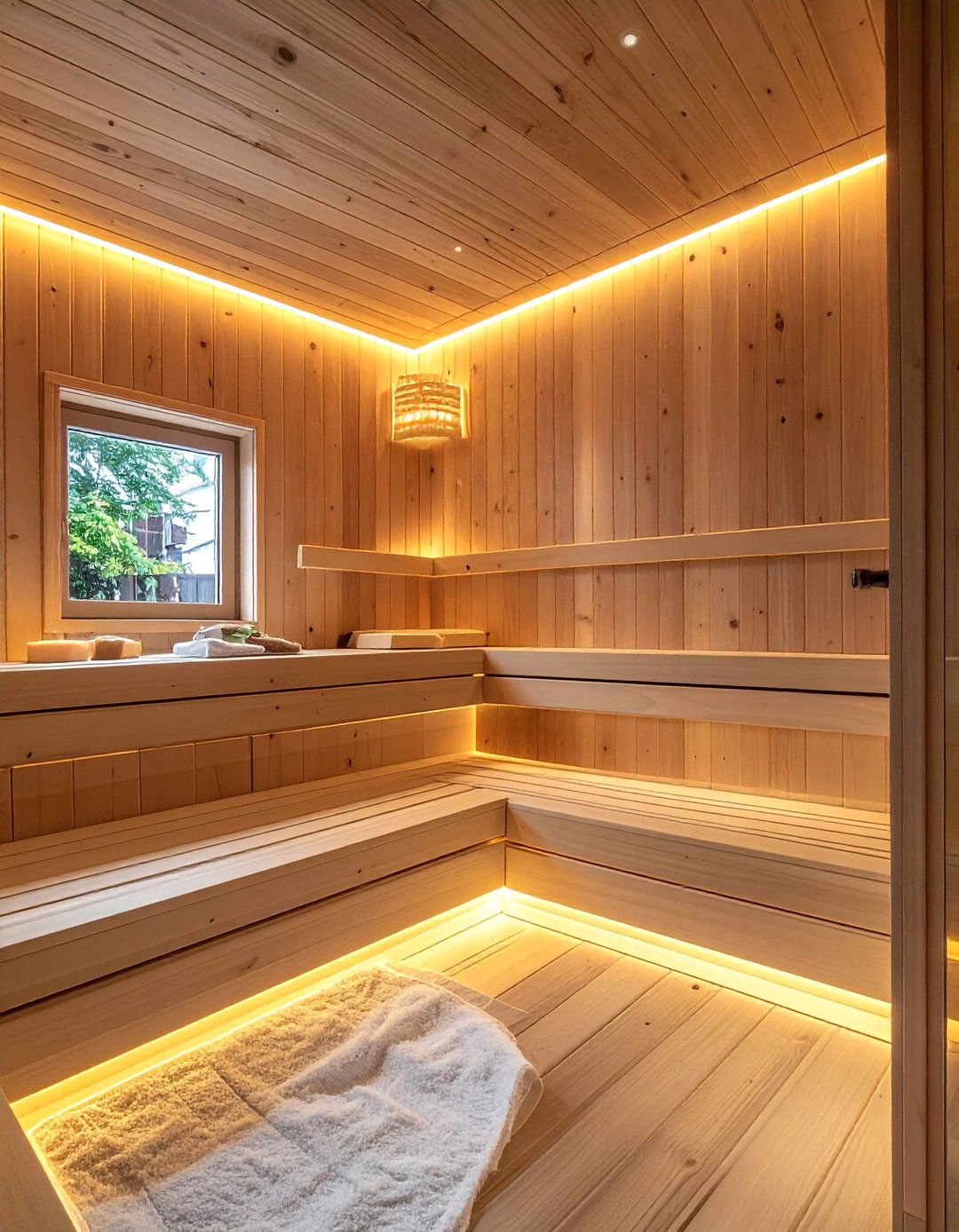 Home Sauna - 30 House Beautiful decor ideas