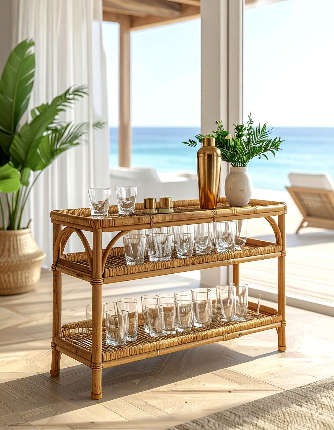 Home bar setup - 30 Serena and Lily decor ideas