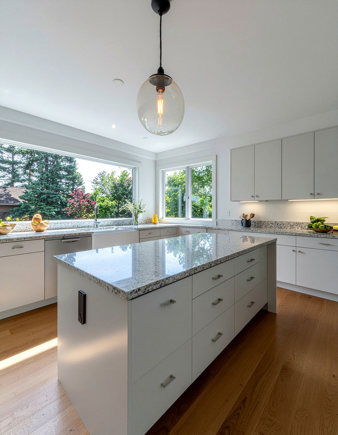 Honed Granite Finish - 30 granite countertop kitchen ideas