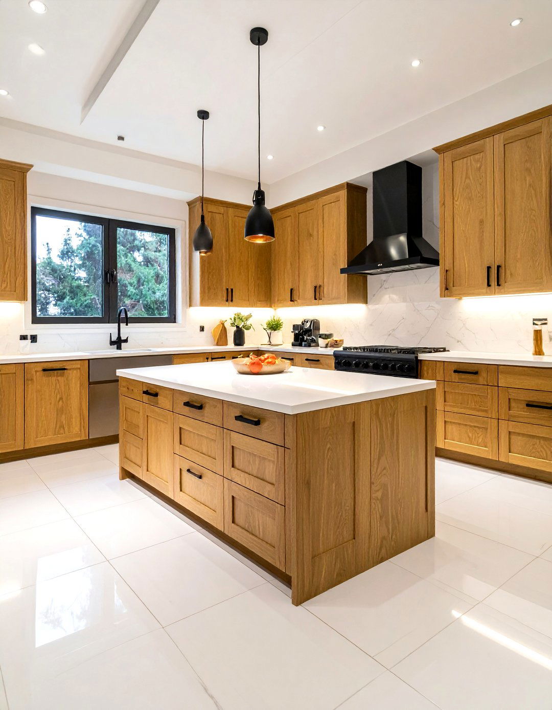 Honey Oak Kitchen Cabinets - 30 warm wood kitchen ideas