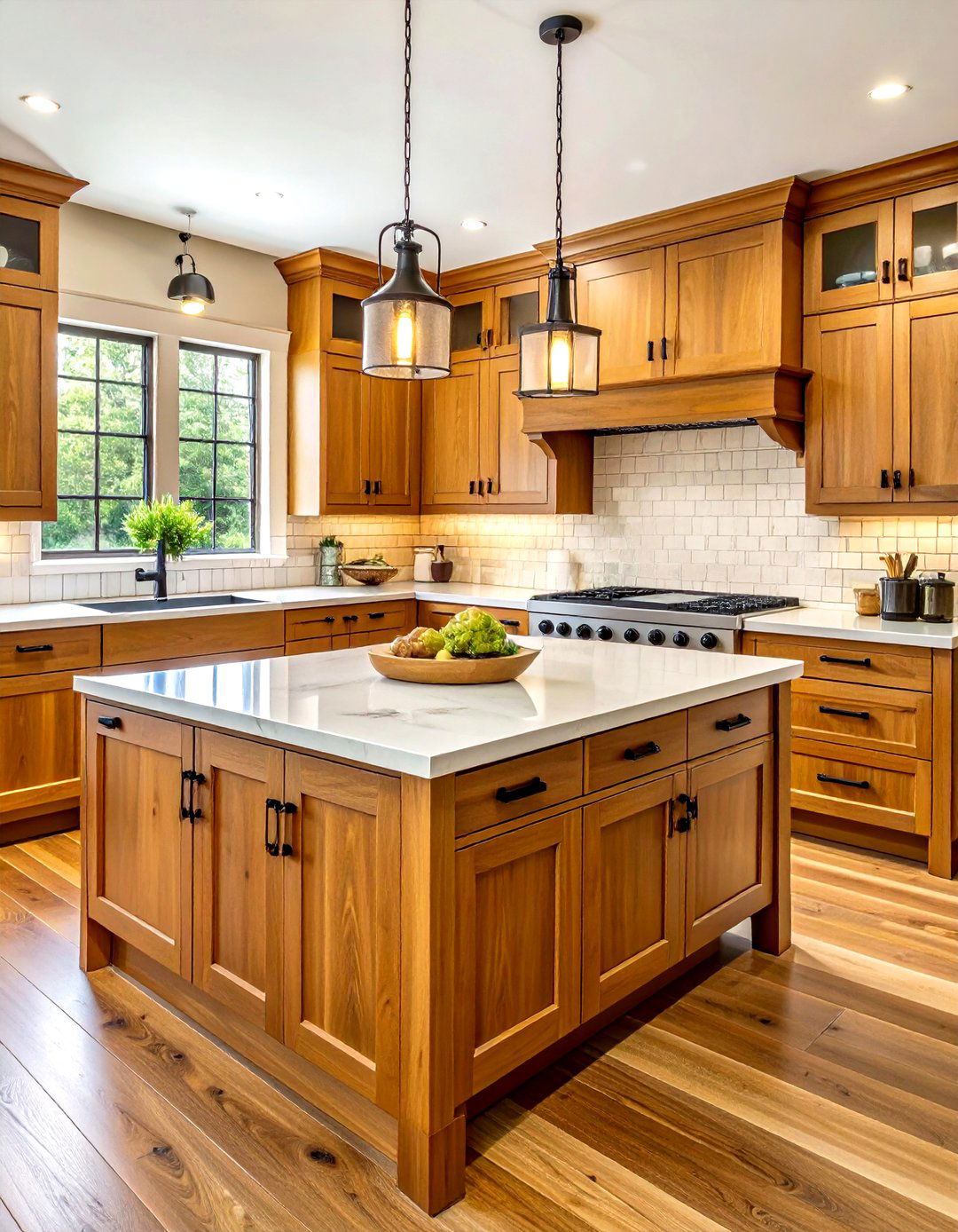 Honey maple kitchen cabinets - 30 maple kitchen cabinet ideas