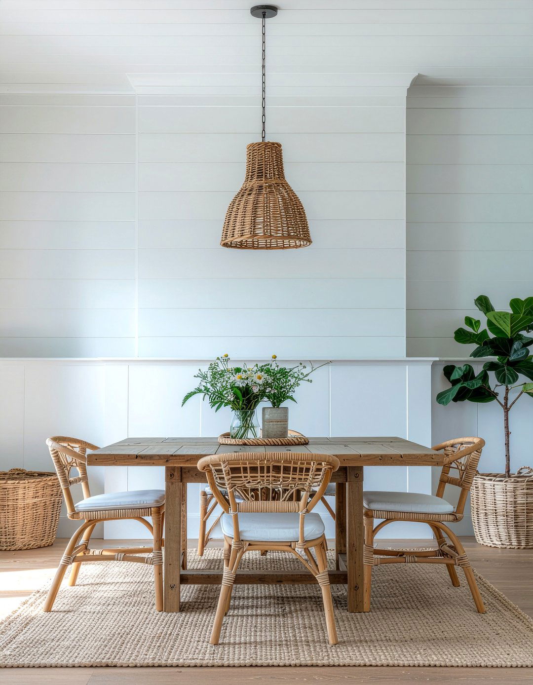 Horizontal Board And Batten - 30 dining room wainscoting ideas