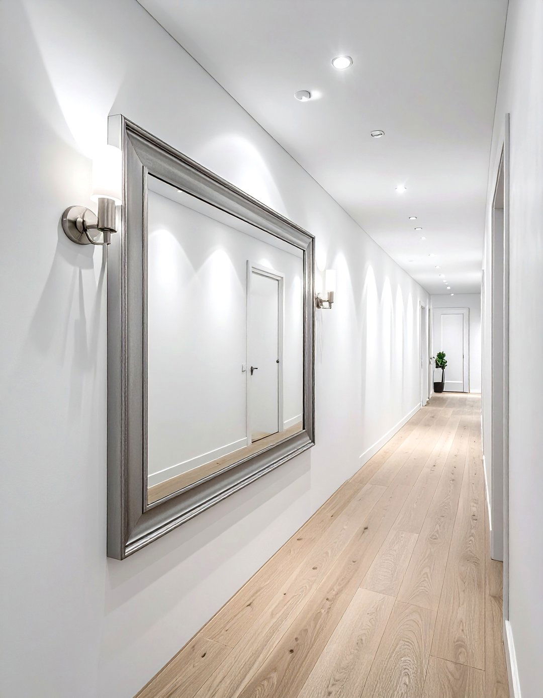 Horizontal Hallway Mirror - 30 mirror decor ideas