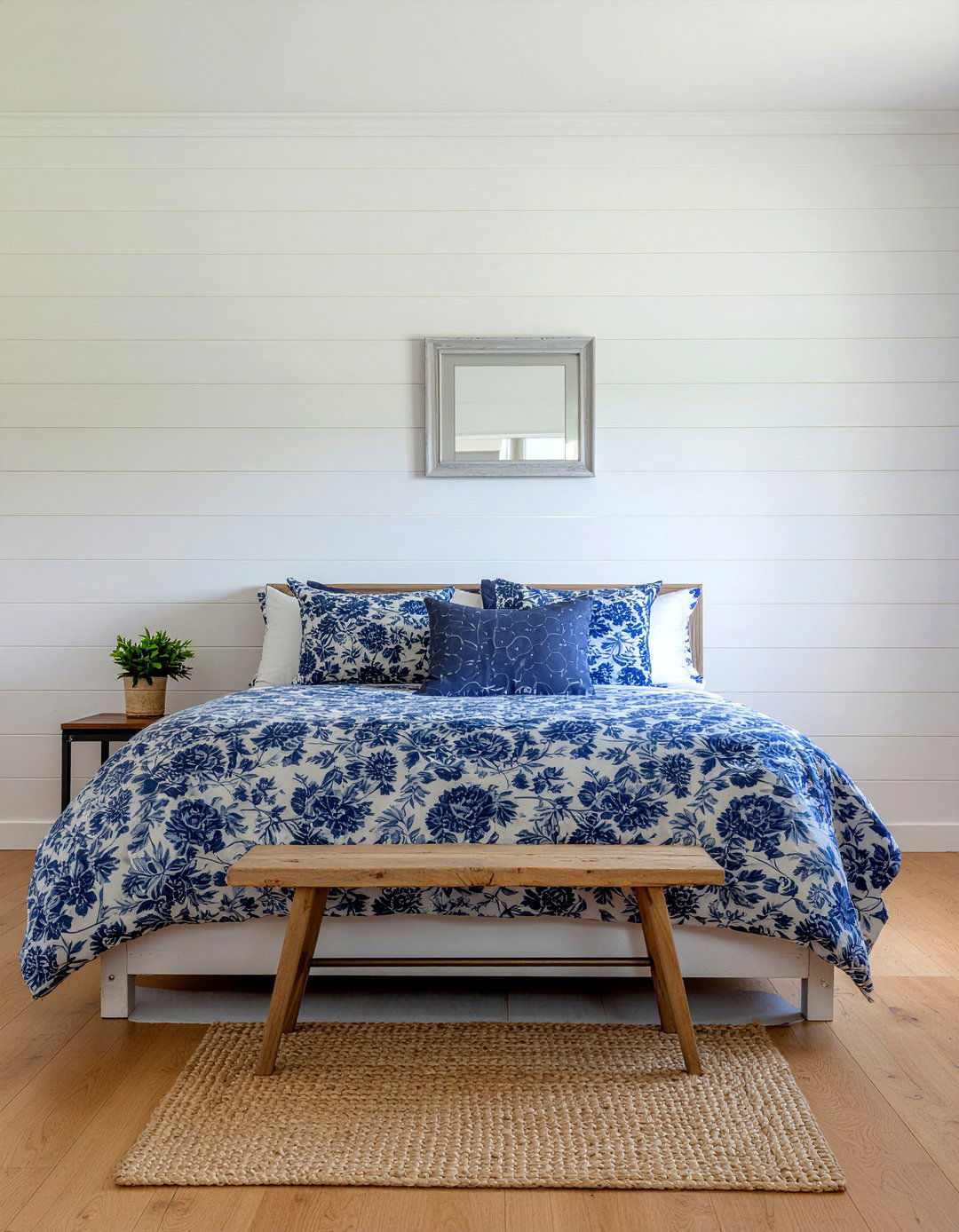 Horizontal Shiplap Wall - 30 bedroom wood wall ideas