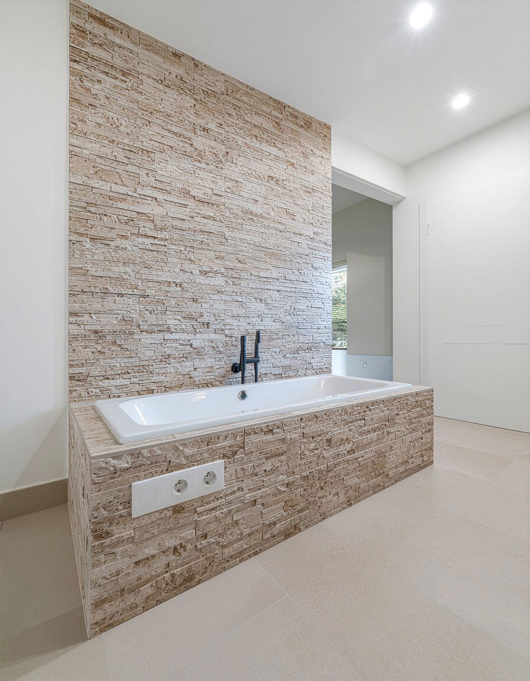 Horizontal bathtub bar - 30 bathroom handrail ideas