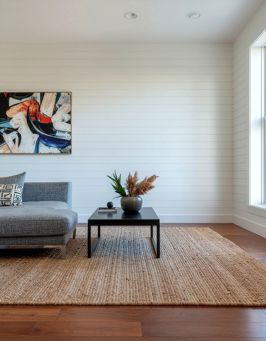 Horizontal beadboard installation - 30 living room beadboard ideas