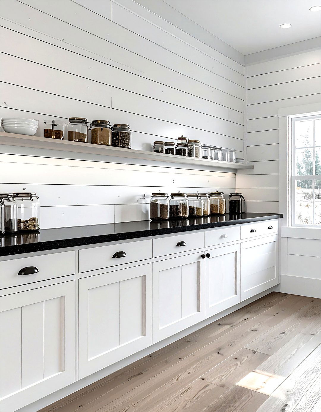 Horizontal shiplap backsplash - 30 kitchen shiplap ideas