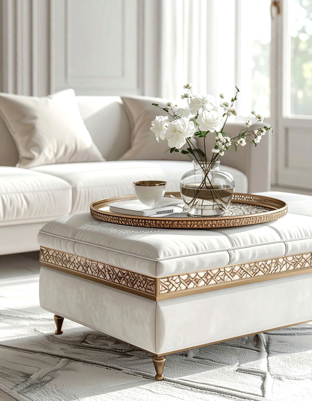 Horn inlay tray - 30 horn decor ideas