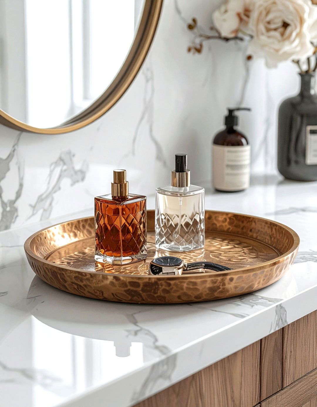 Horn vanity tray - 30 horn decor ideas