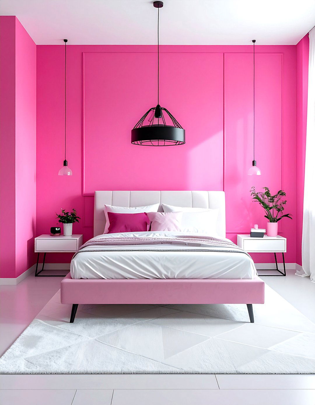 Hot Pink Bedroom - 30 pink bedroom ideas