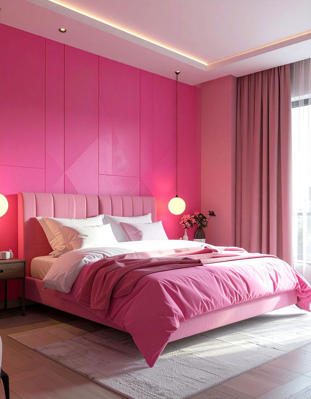 Hot Pink Wallpaper - 30 hot pink decor ideas